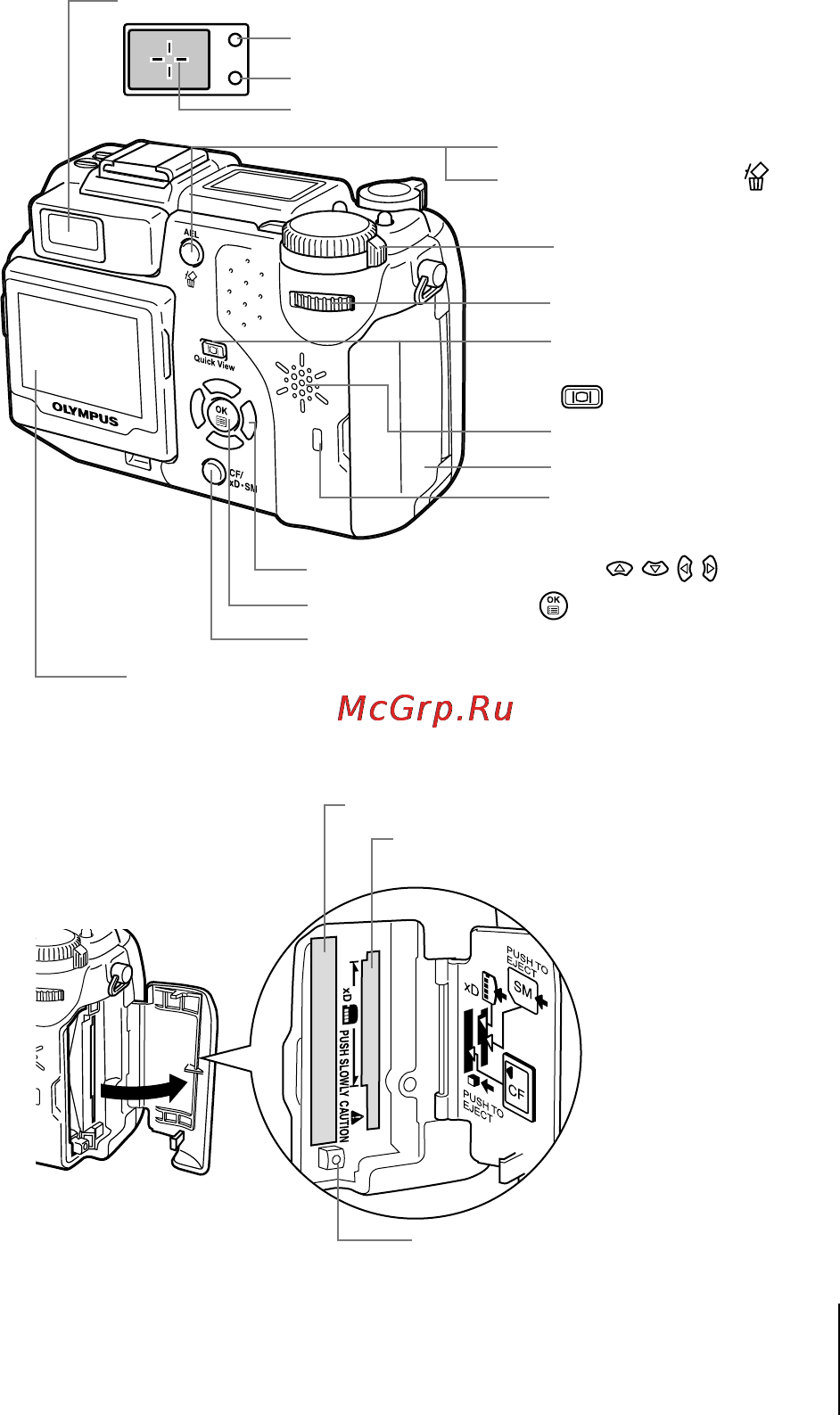 Olympus C-5050 Zoom Инструкция по эксплуатации онлайн [5/60] 27138