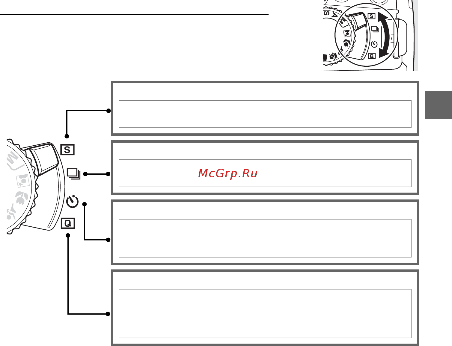 Nikon D3100 Kit 18-55 II Kit Black [21/224] Переключатель режима съемки