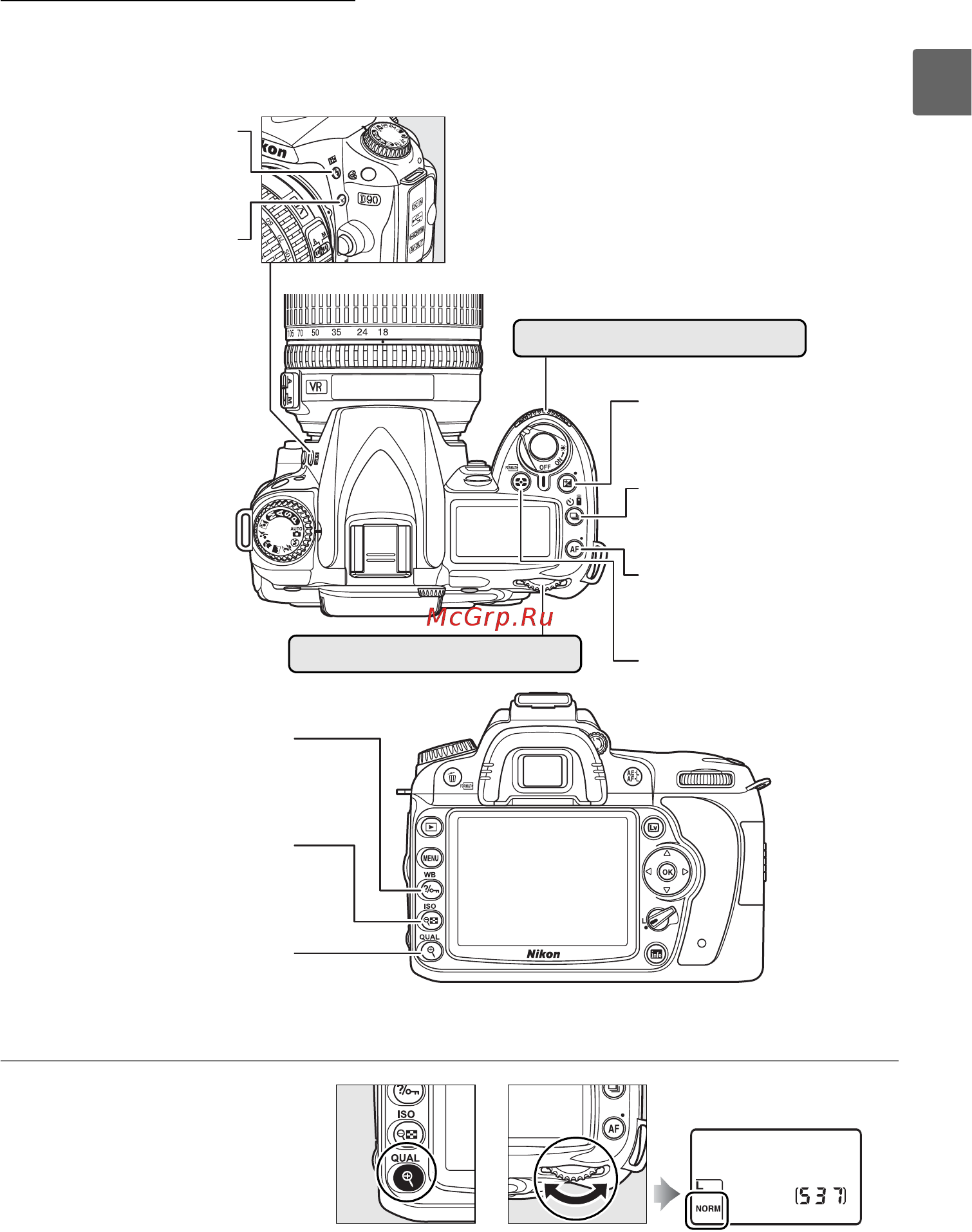 Nikon D90 18-105 KIT [33/300] Диски управления