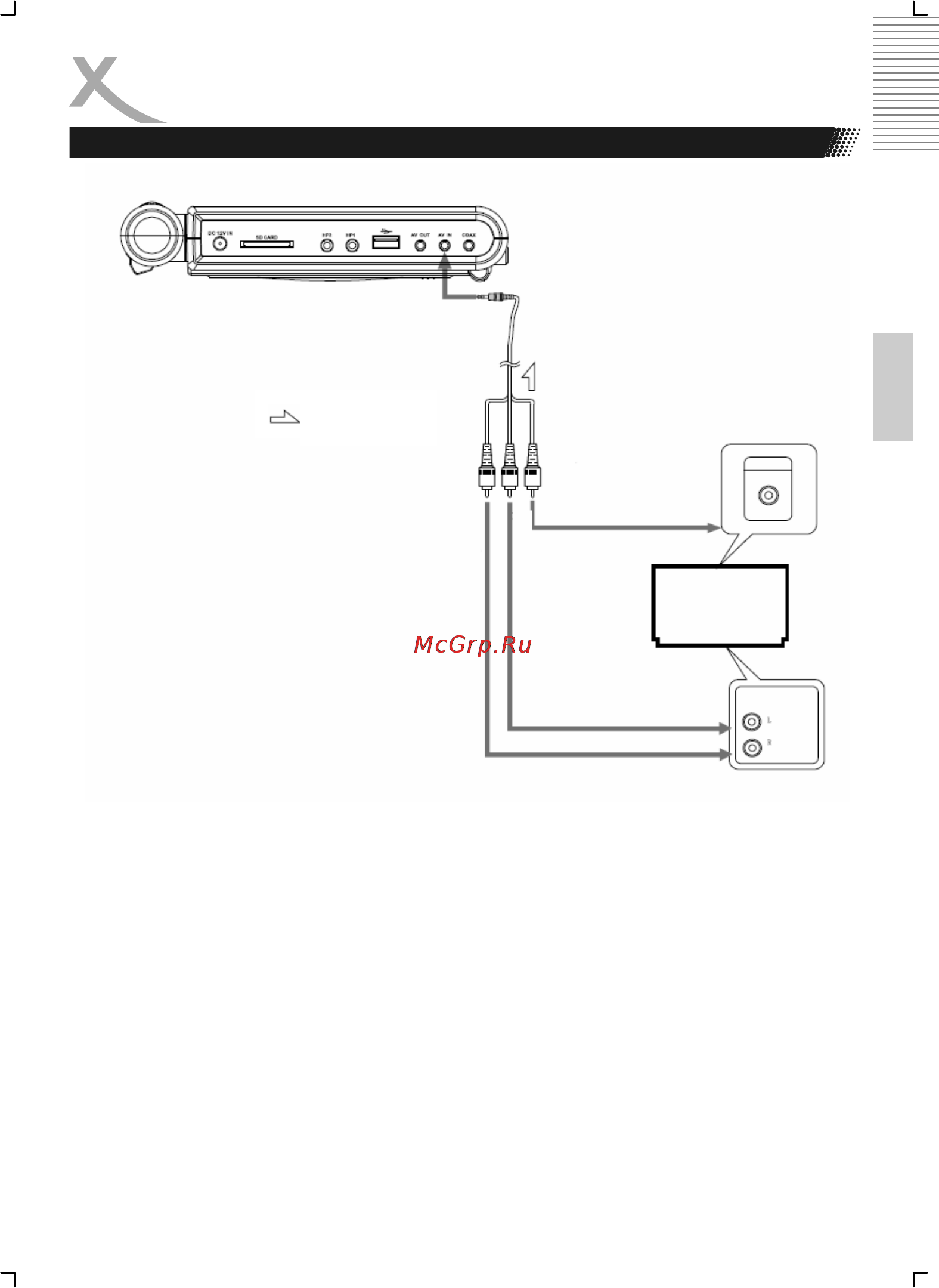 Xoro HSD 7190 [23/42] Подключение дополнительных внешних устройств