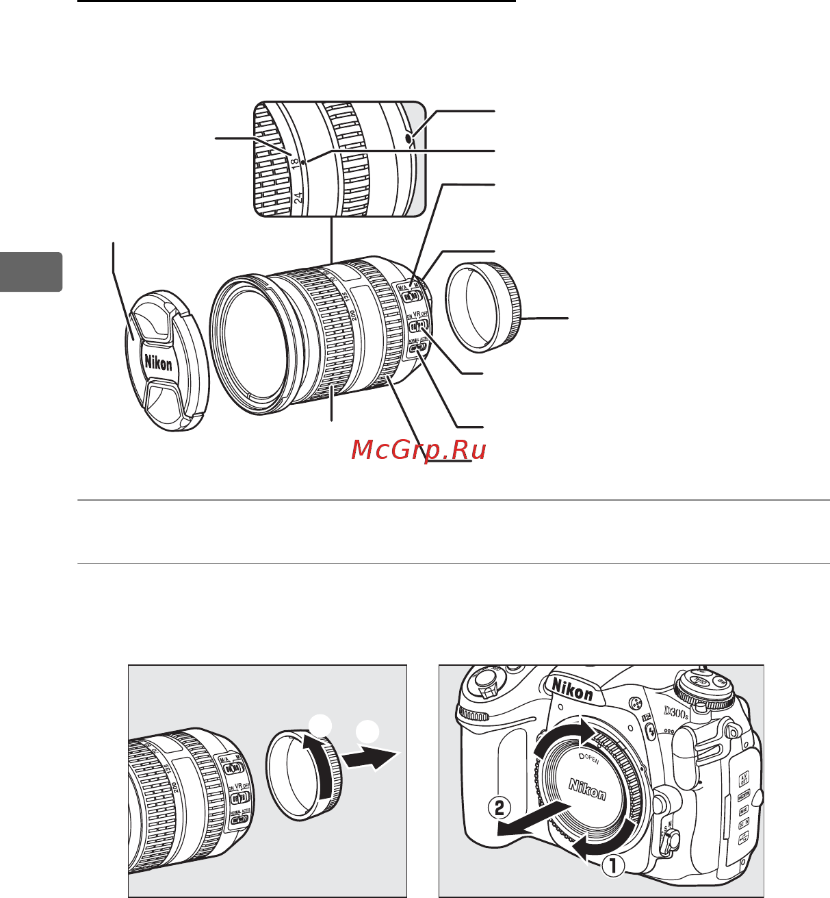 Nikon D300S Body [52/432] Присоедините объектив