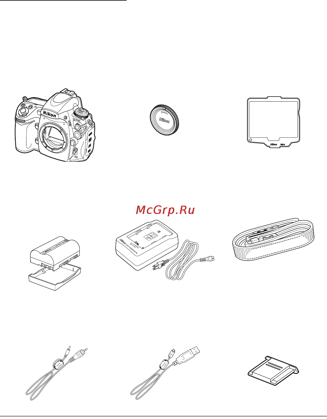 Nikon D700 Body [3/472] Комплектация