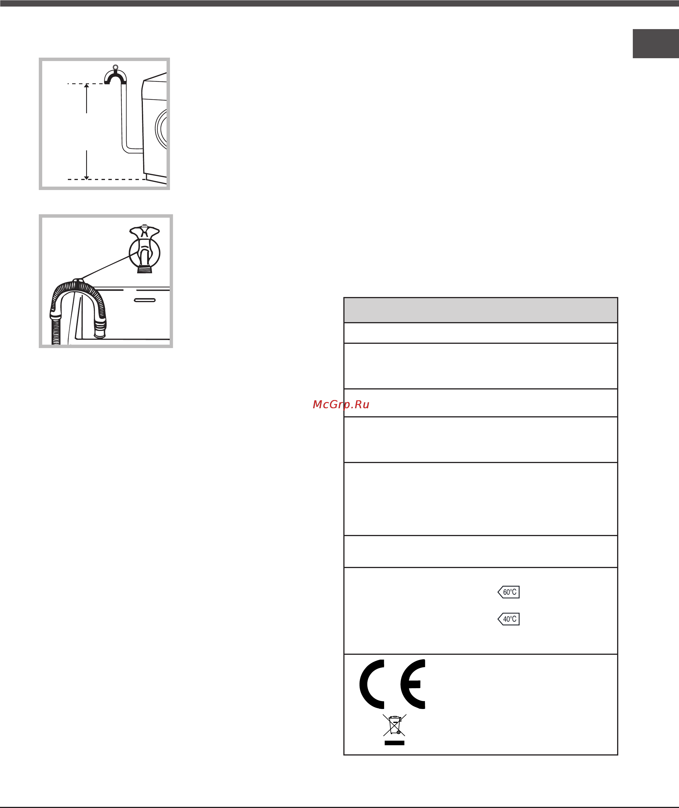 Ariston AQ113D 697 [27/72] Teknik bilgiler