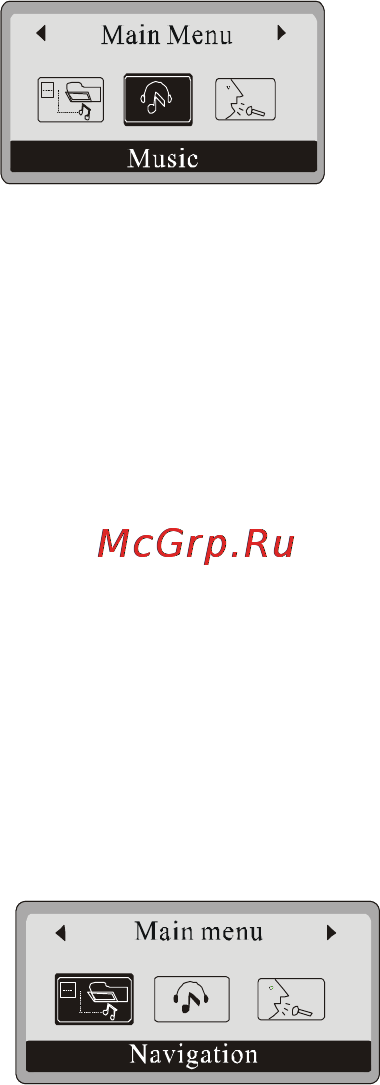 Akai MP-1500RC [9/22] Навигация по меню выбор файла из директории