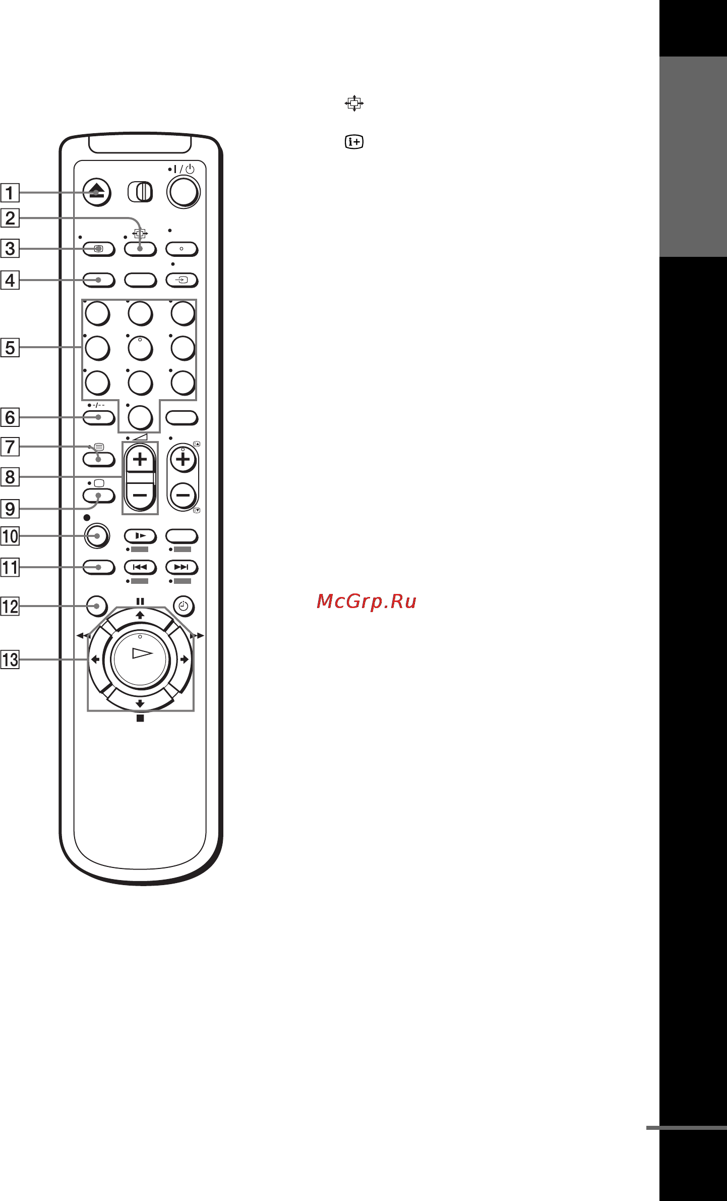 Sony SLV-SE230I [9/76] Remote commander