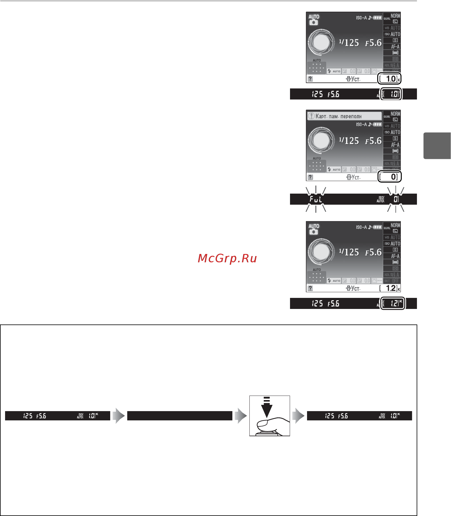Nikon D5000 AF-S DX 18-55 VR Инструкция по эксплуатации онлайн [47/256] 27337