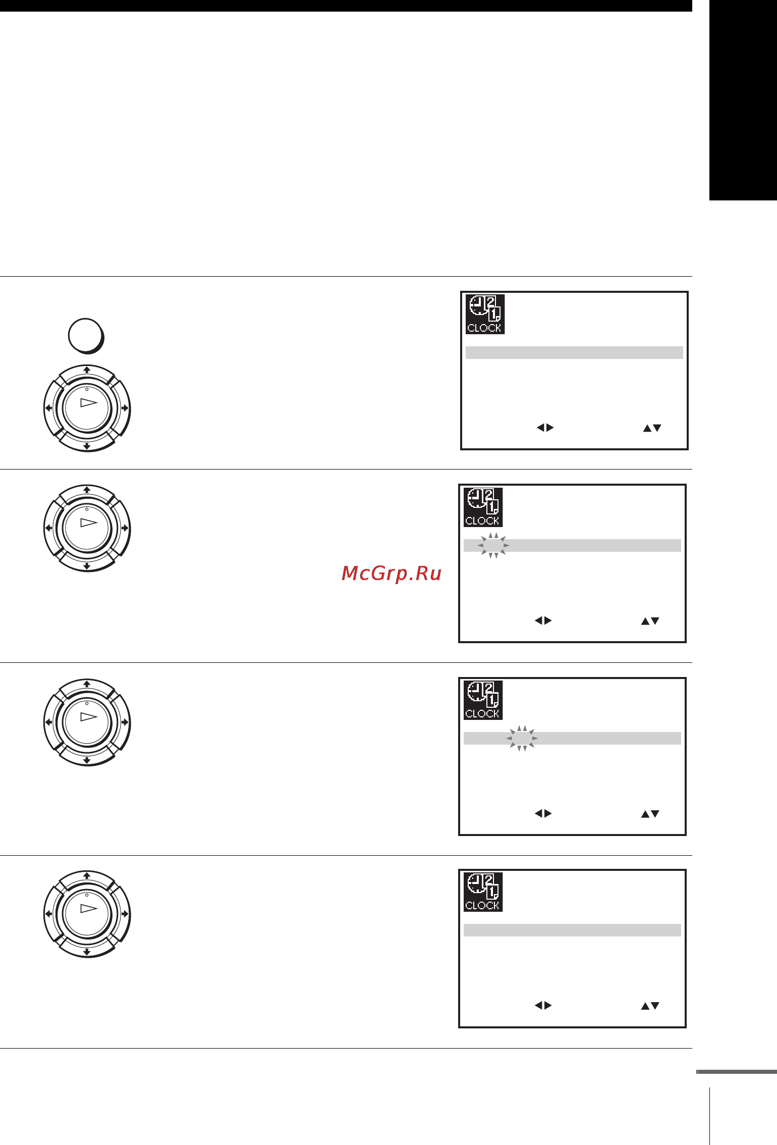 Sony SLV-SE230D [23/80] Setting the clock