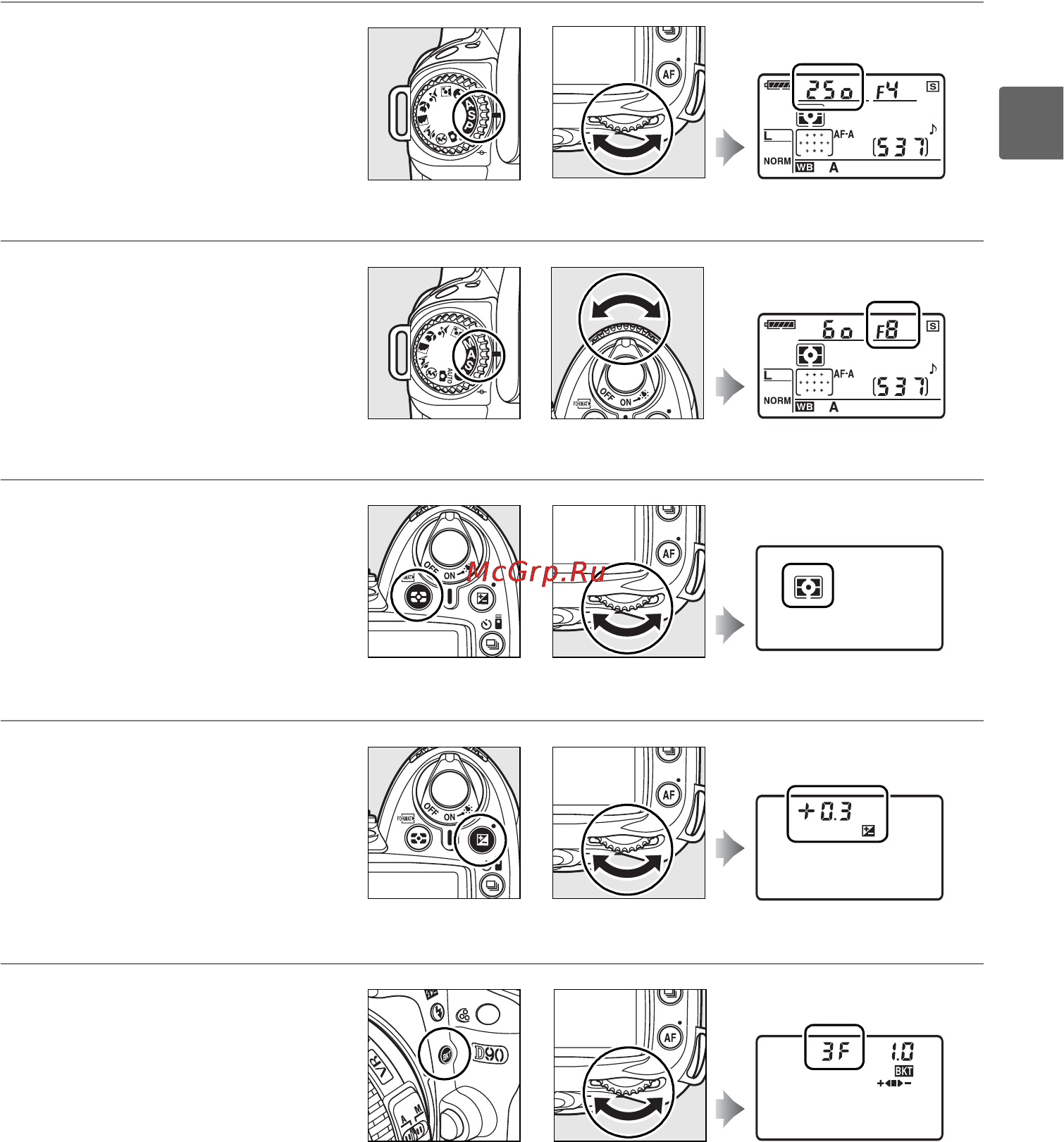 Nikon D90 Body Инструкция по эксплуатации онлайн [35/300] 27342