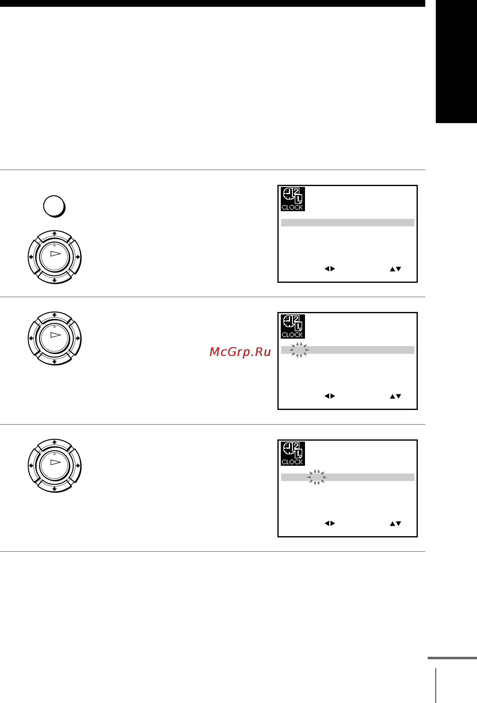 Sony SLV-SE220D [23/80] Setting the clock