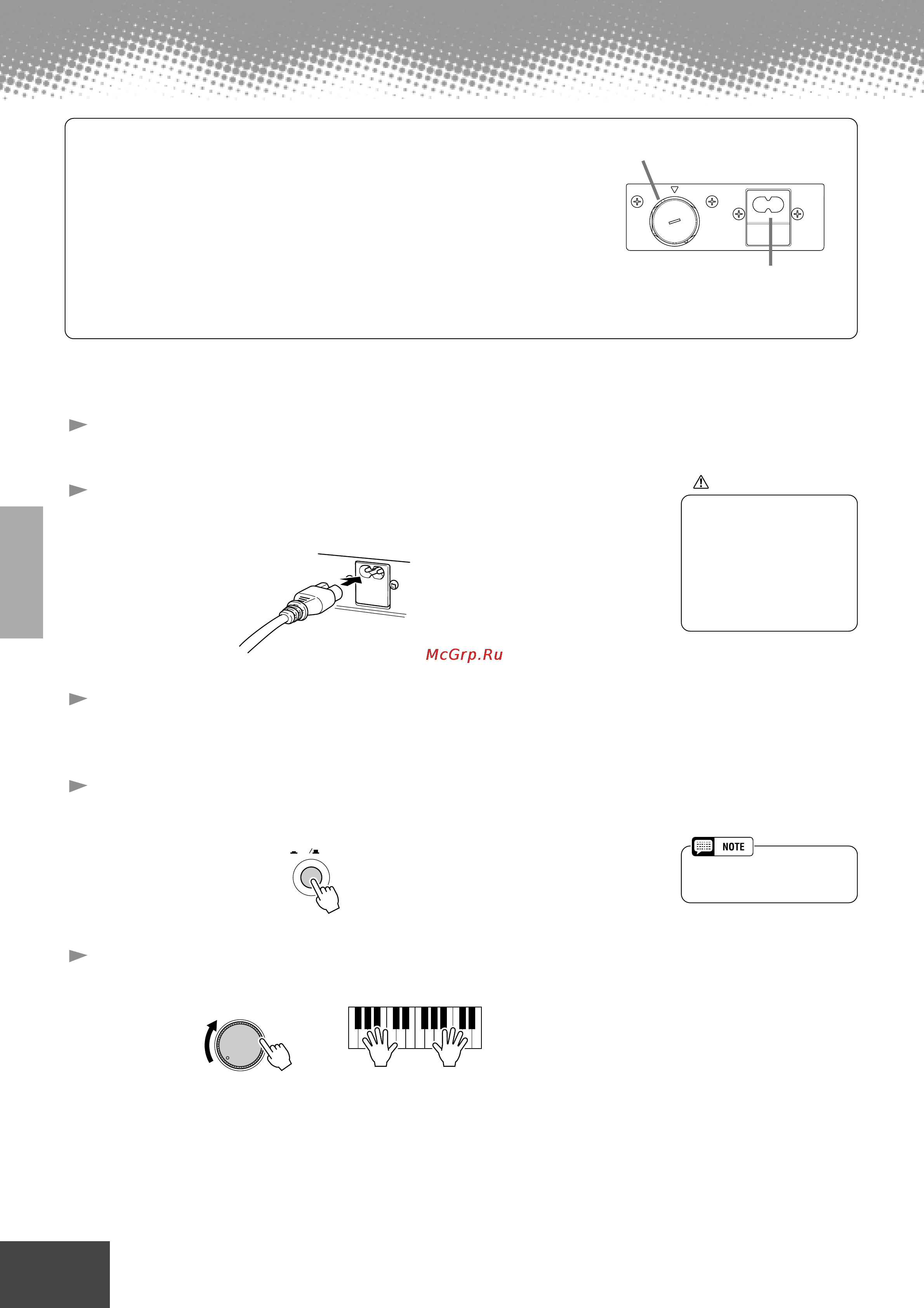 Yamaha PSR-9000 [14/214] Starting up