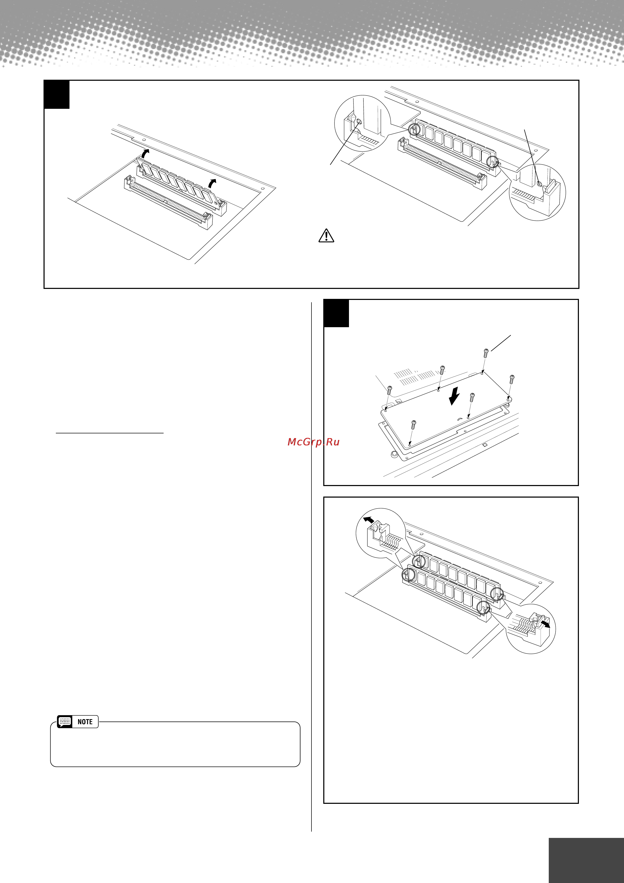 Yamaha PSR-9000 [163/214] Installing options installationsoptionen installation des options