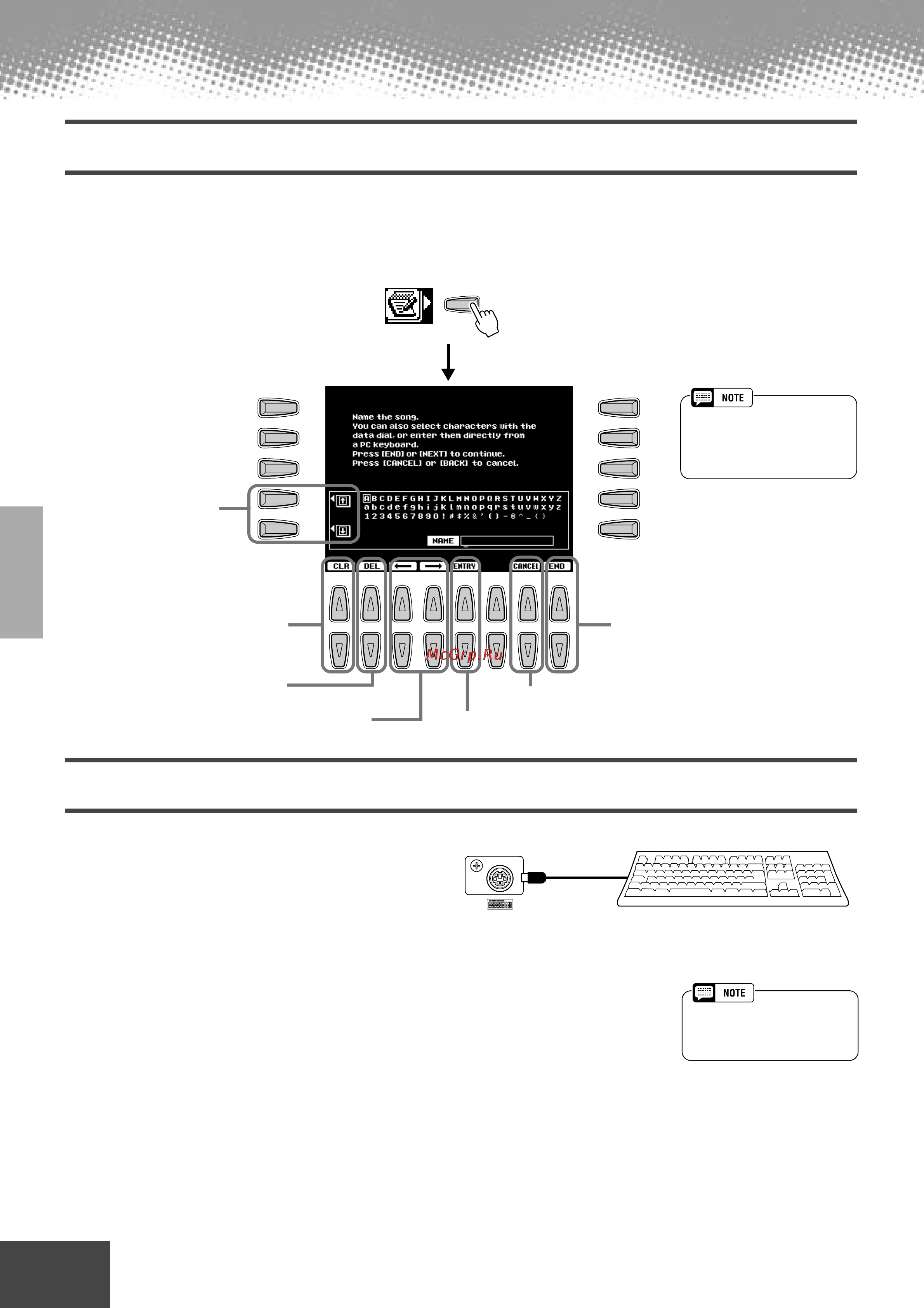 Yamaha PSR-9000 [44/214] Display based controls