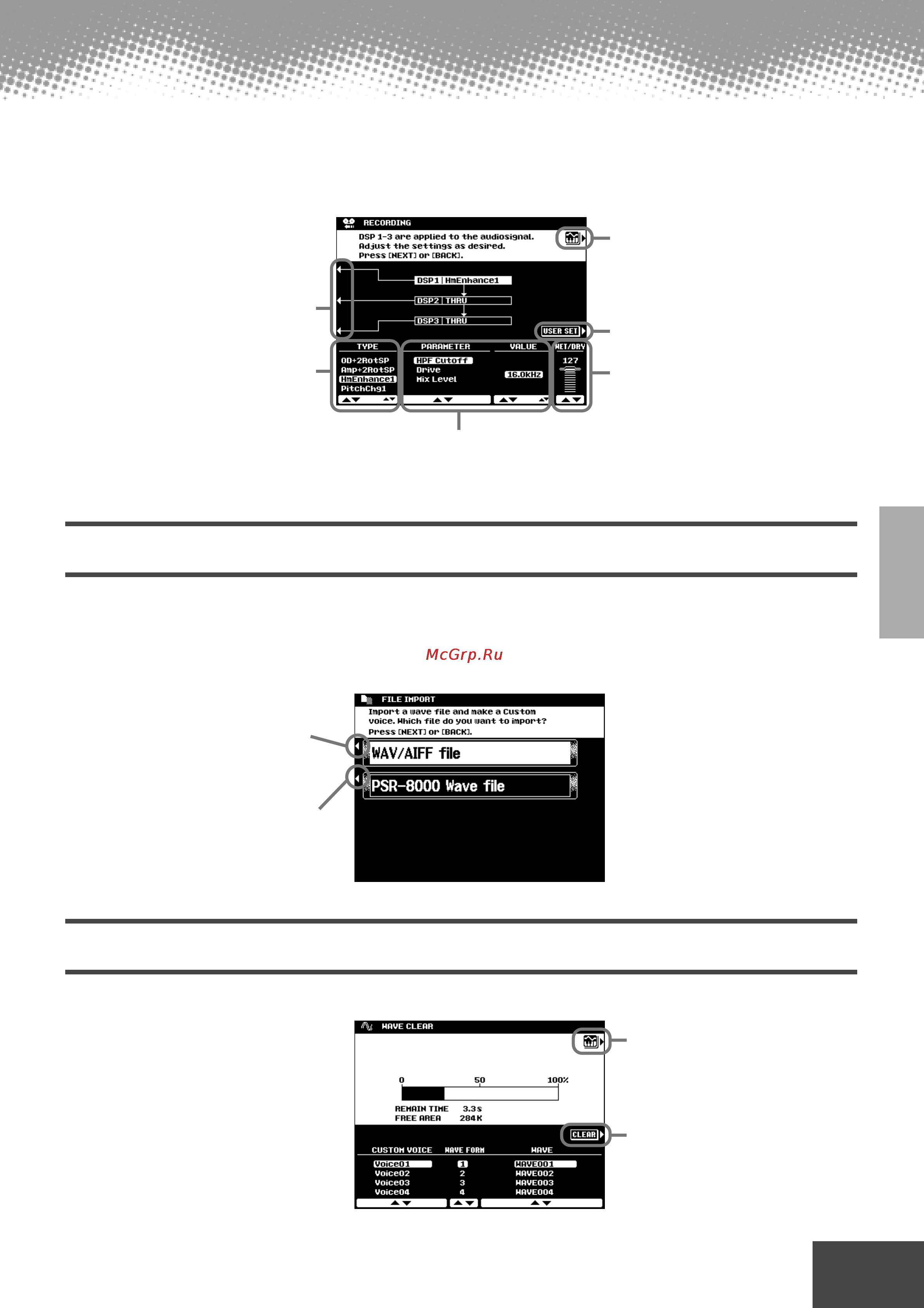 Yamaha PSR-9000 [75/214] Importing wave files from disk