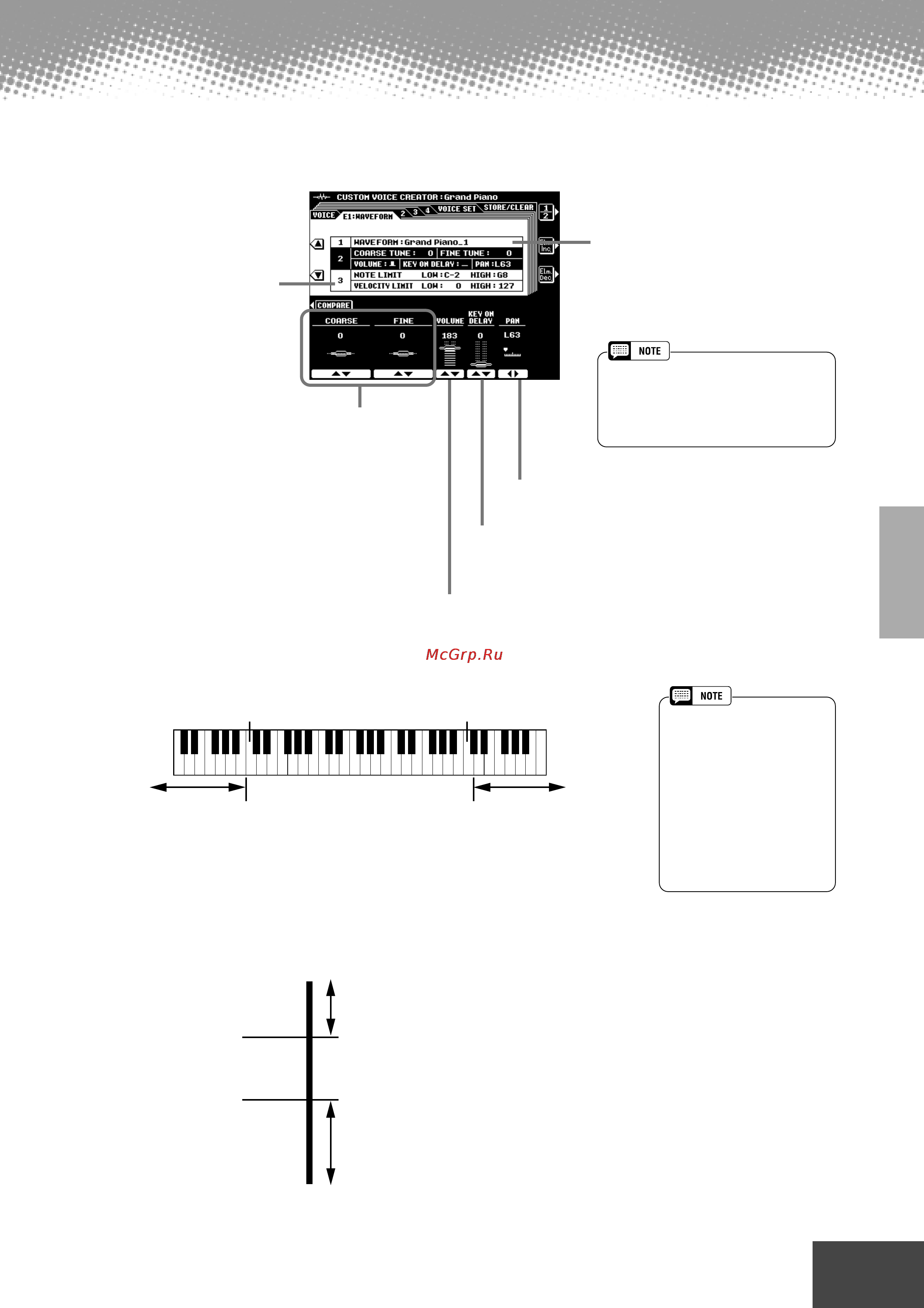 Yamaha PSR-9000 [83/214] Custom voice creating