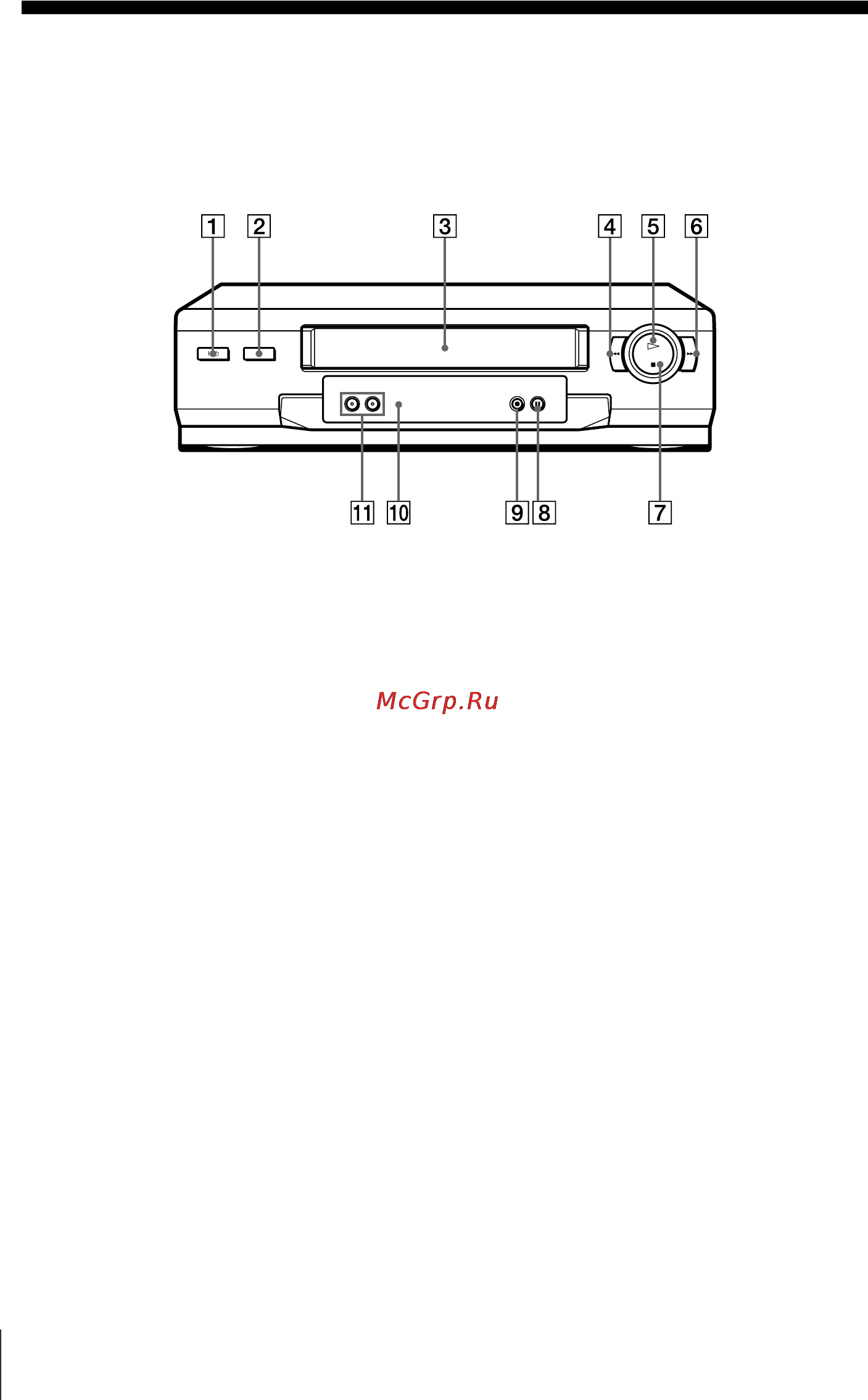 Sony SLV-SE210G [4/56] Index to parts and controls