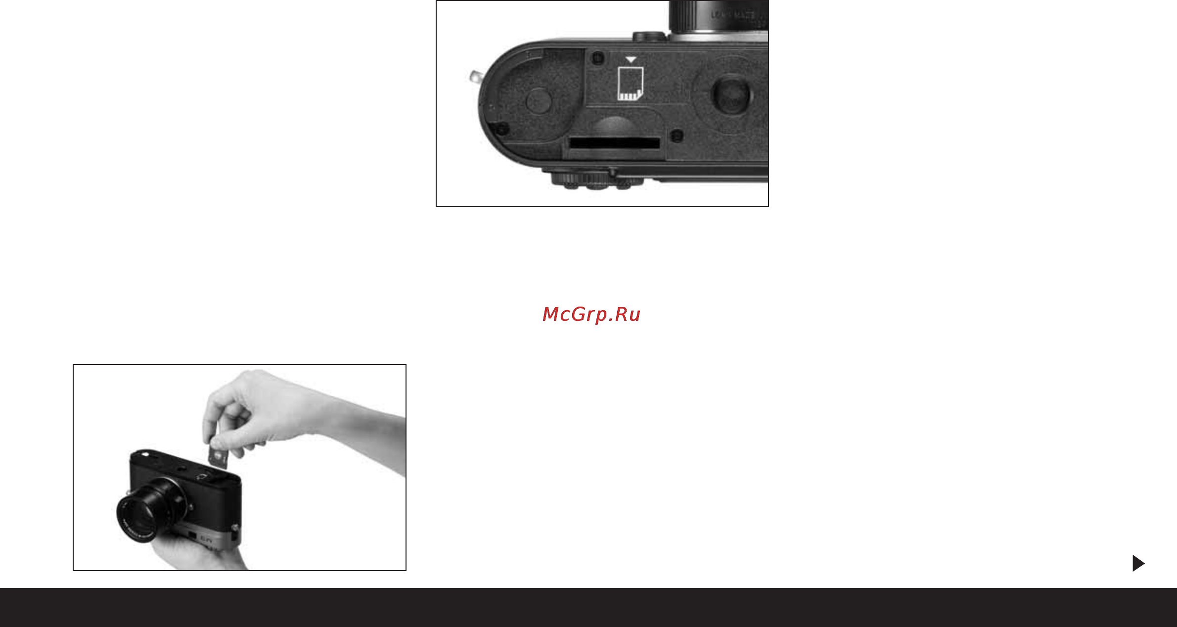 Leica M9 [24/93] Установка извлечение аккумулятора в из фотоаппарат