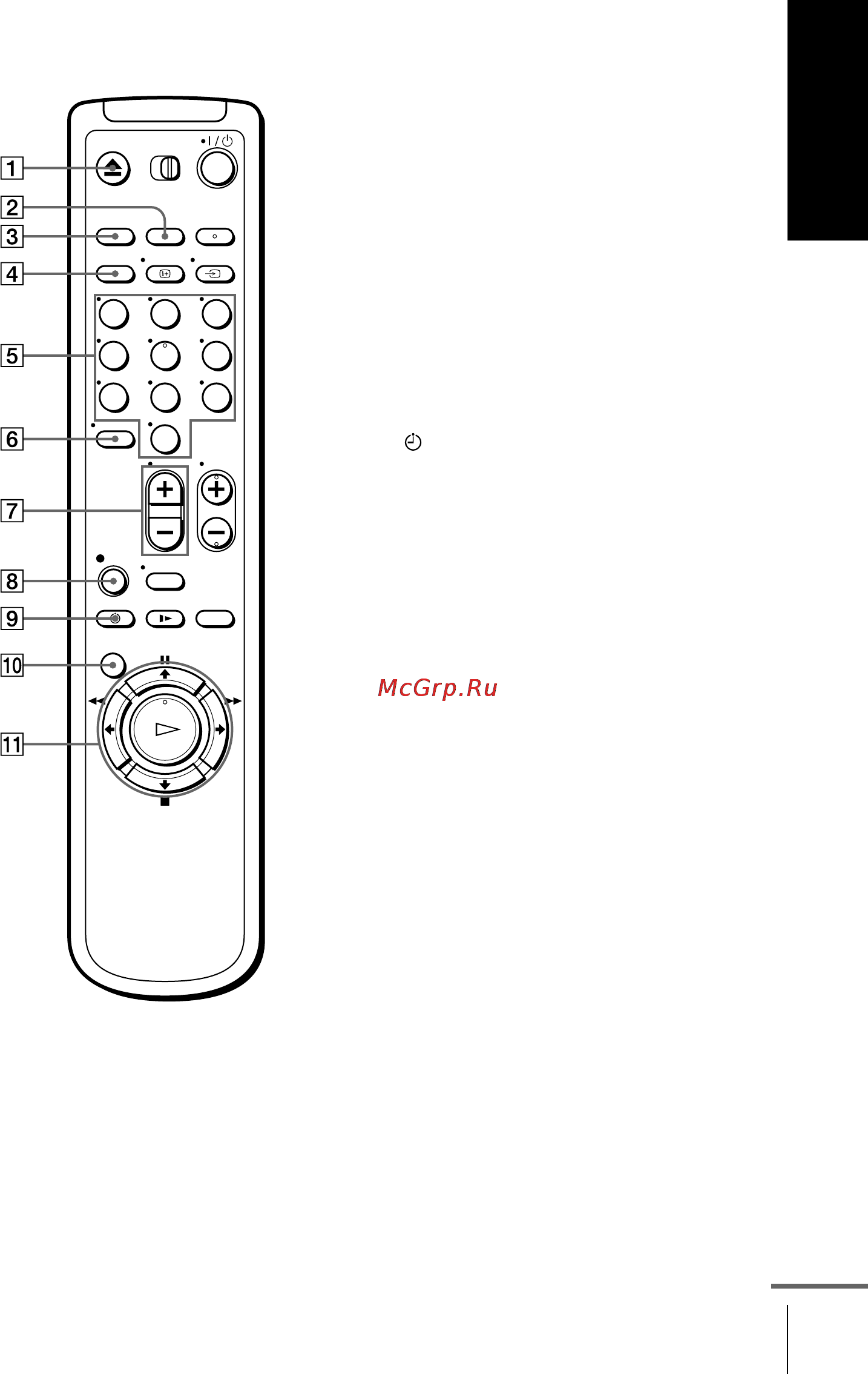Sony SLV-SE210D [7/61] Remote commander