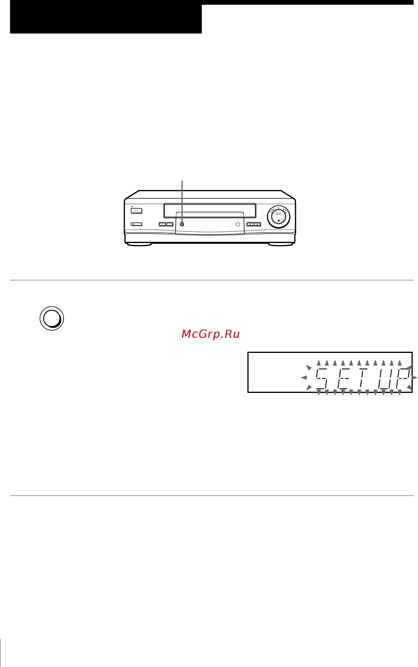 Sony SLV-SE20UX [12/72] Setting up the vcr with the auto set up function