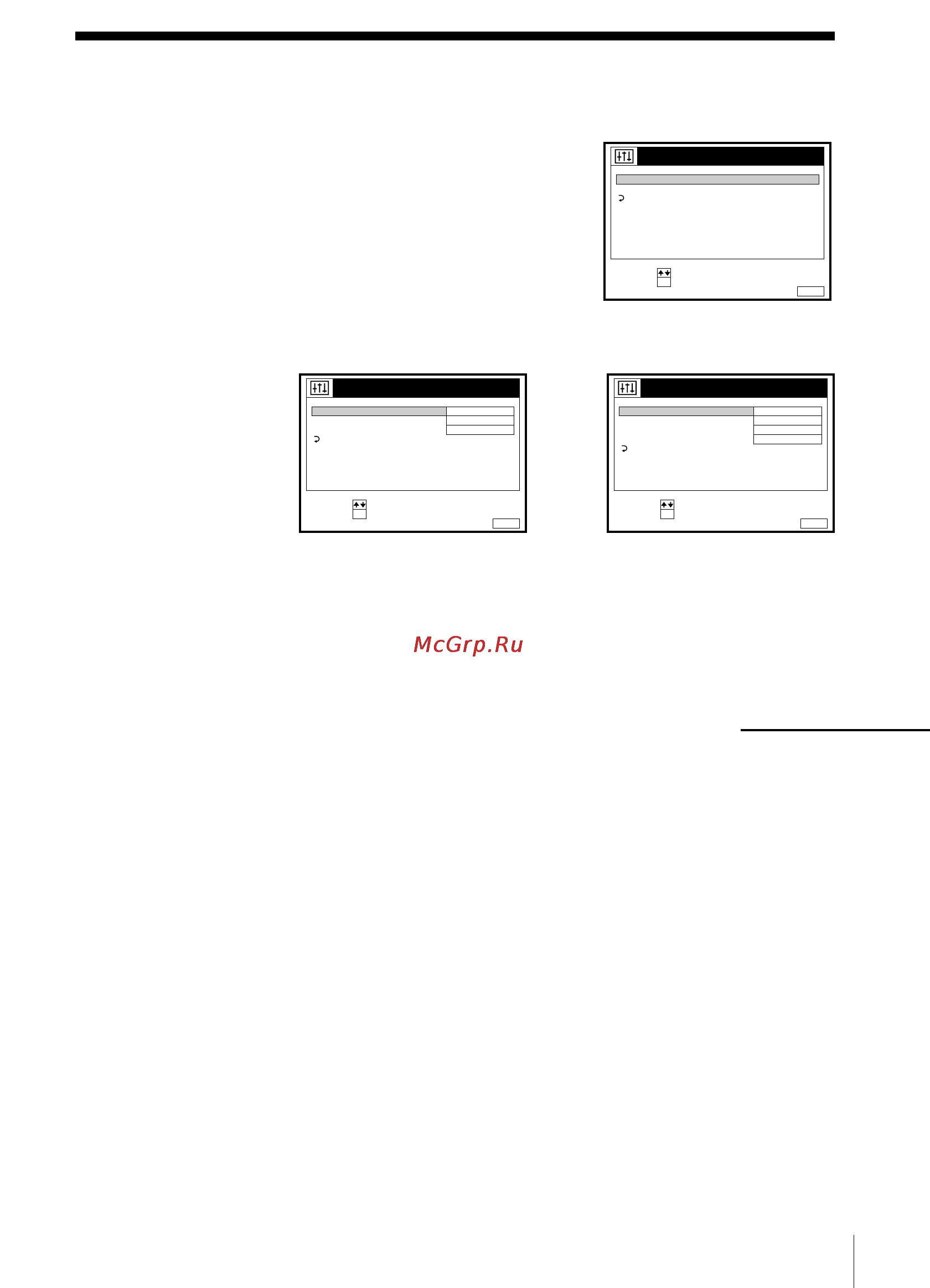 Sony SLV-SE20UX [57/72] Changing menu options