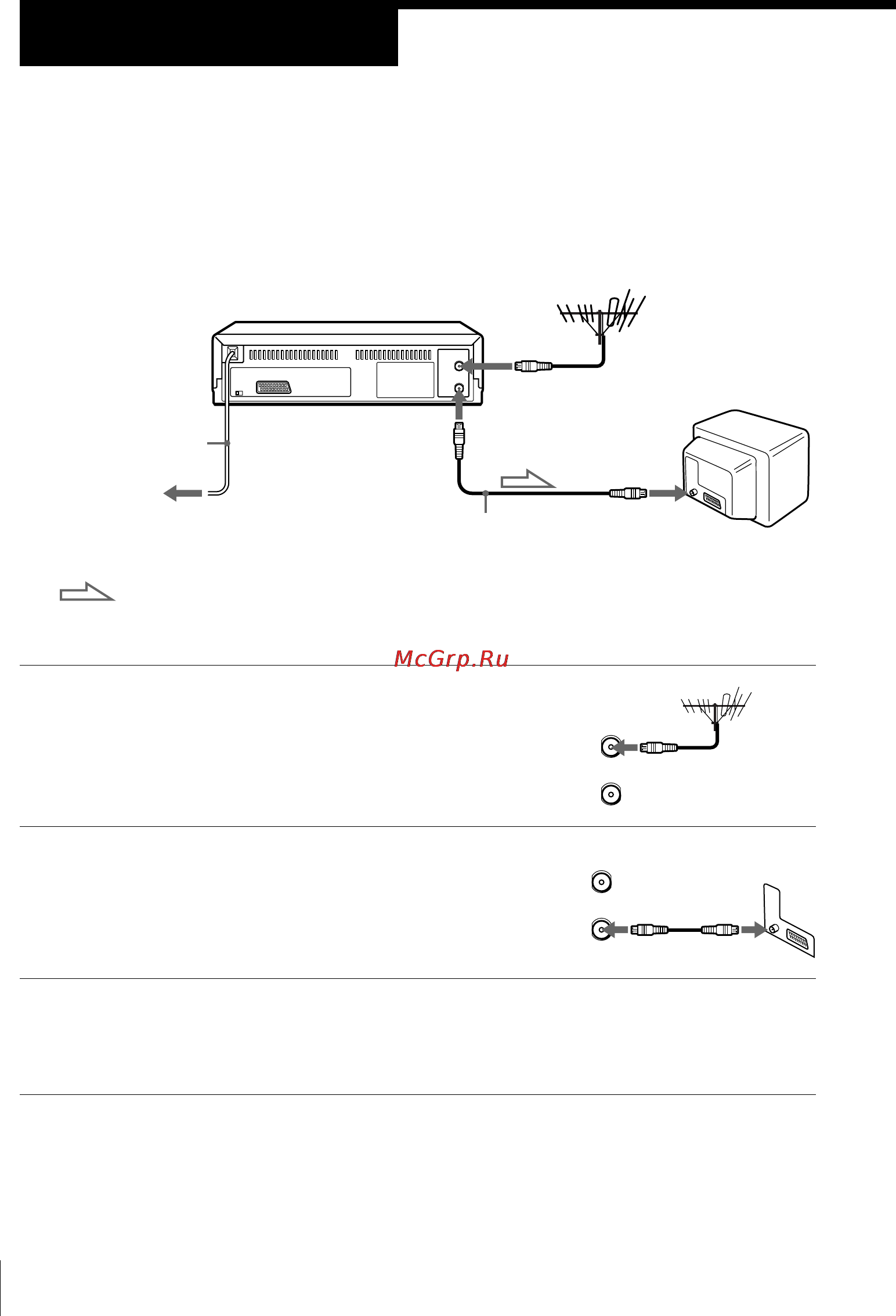 Sony SLV-SE20UX [8/72] Connecting the vcr