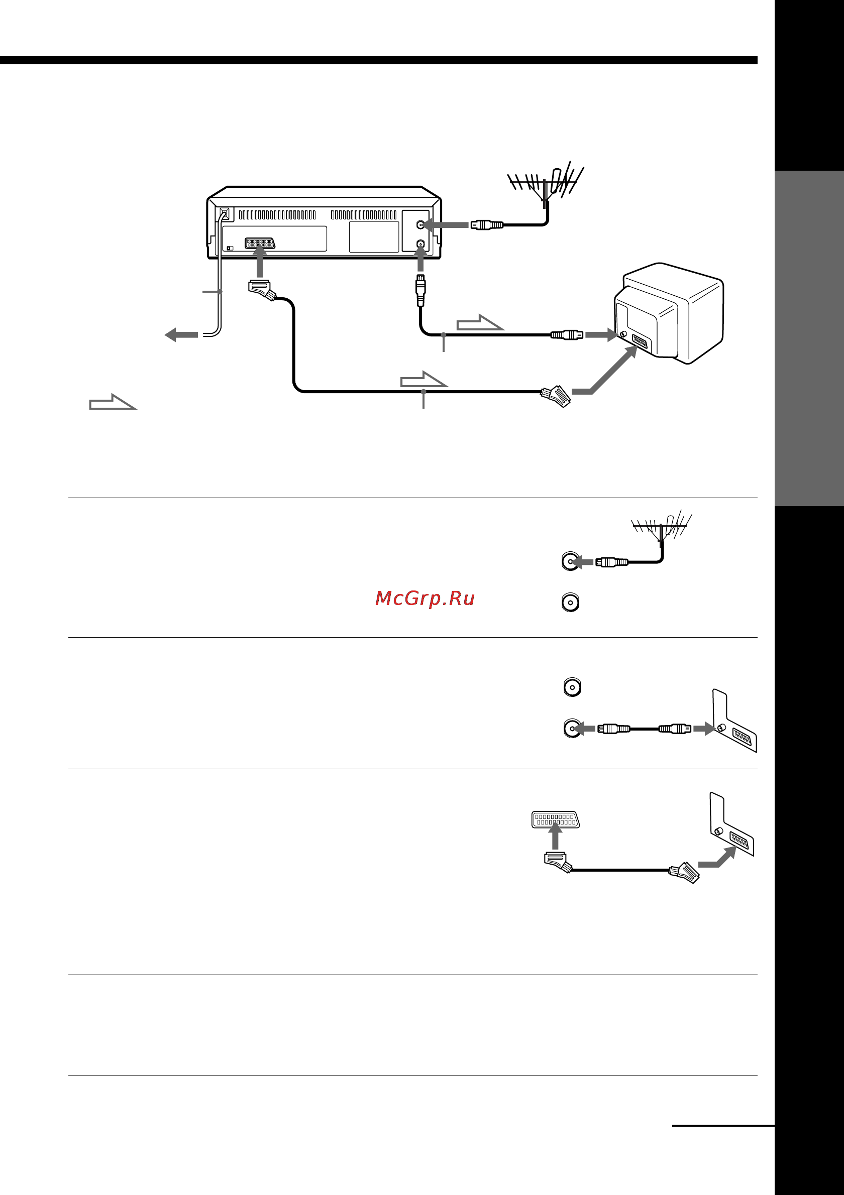 Sony SLV-SE20UX [9/72] If your tv has a euro av scart connector