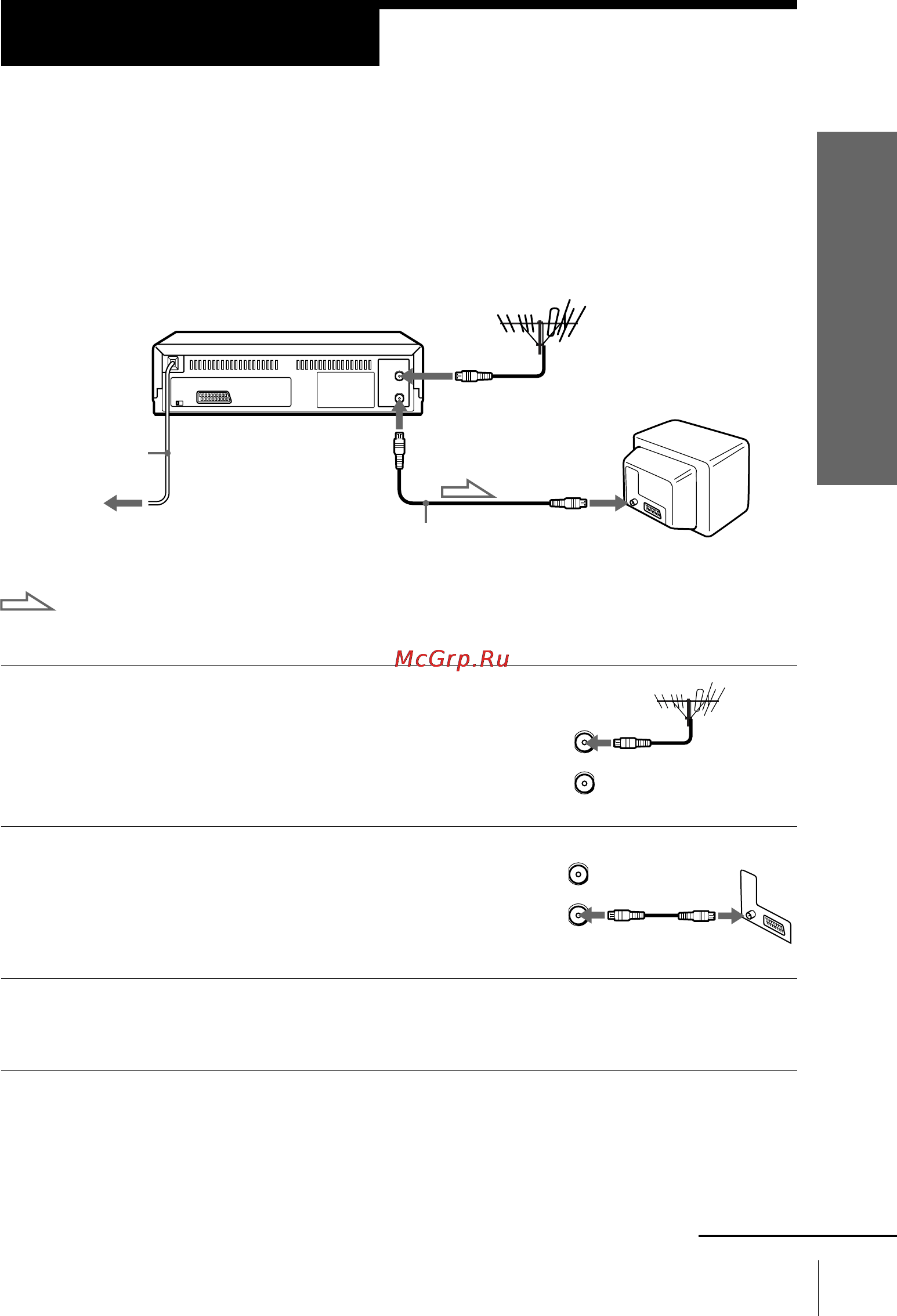 Sony SLV-SE10EG [7/56] Connecting the vcr