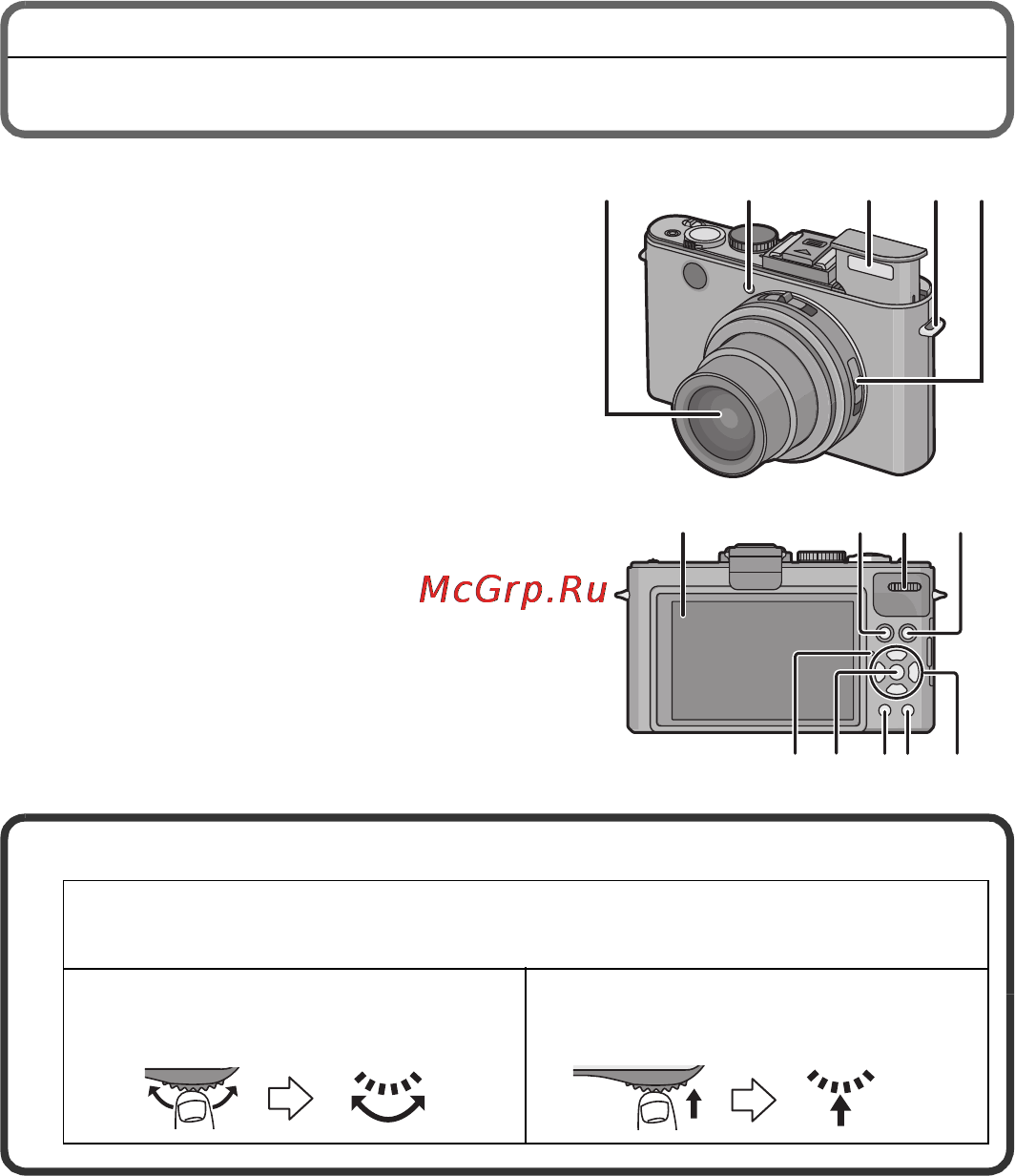 Leica D-Lux 5 [10/38] Названия составных частей