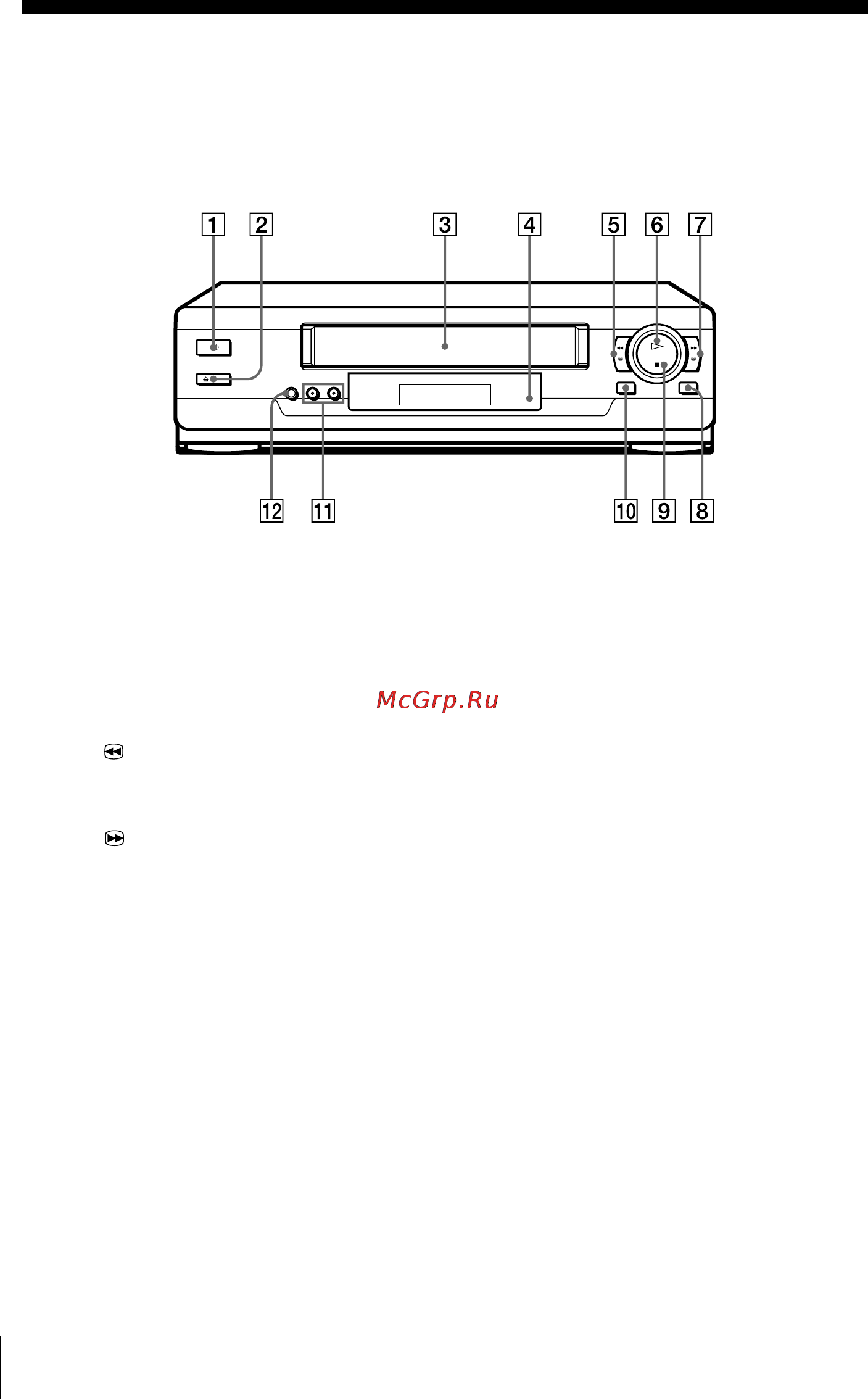 Sony SLV-SE100K [66/72] Index to parts and controls