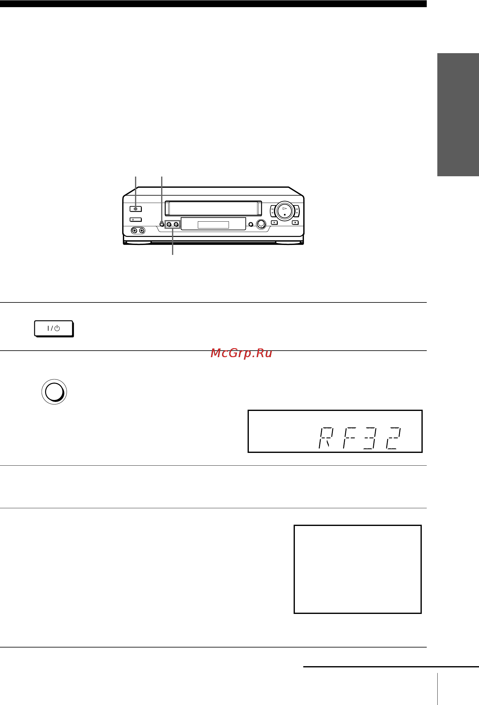 Sony SLV-SE100A2 [13/92] If your tv does not have a scart euro av connector