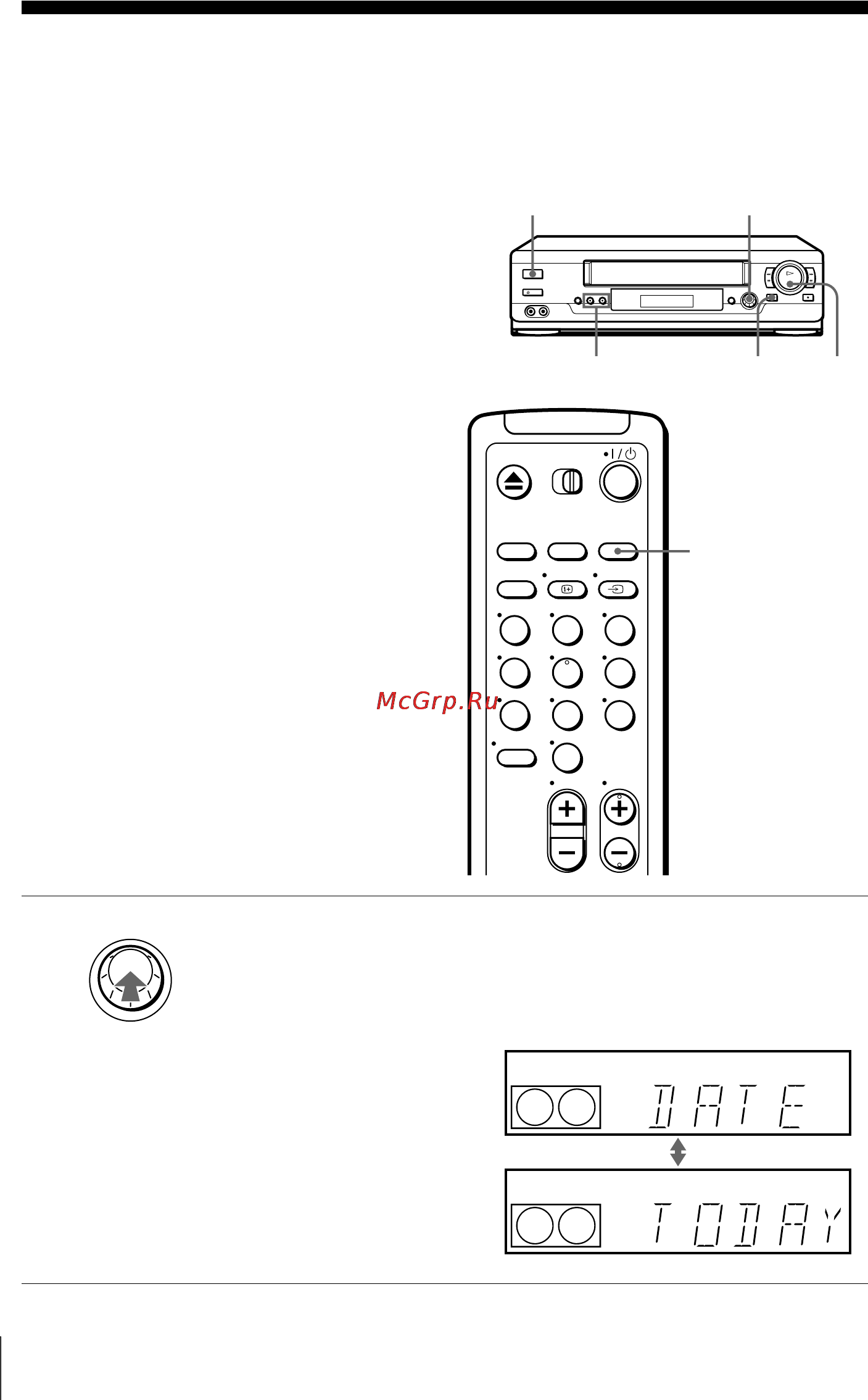 Sony SLV-SE100A2 [48/92] Recording tv programmes using the dial timer slv se300d1 d2 se450d p and se480d only