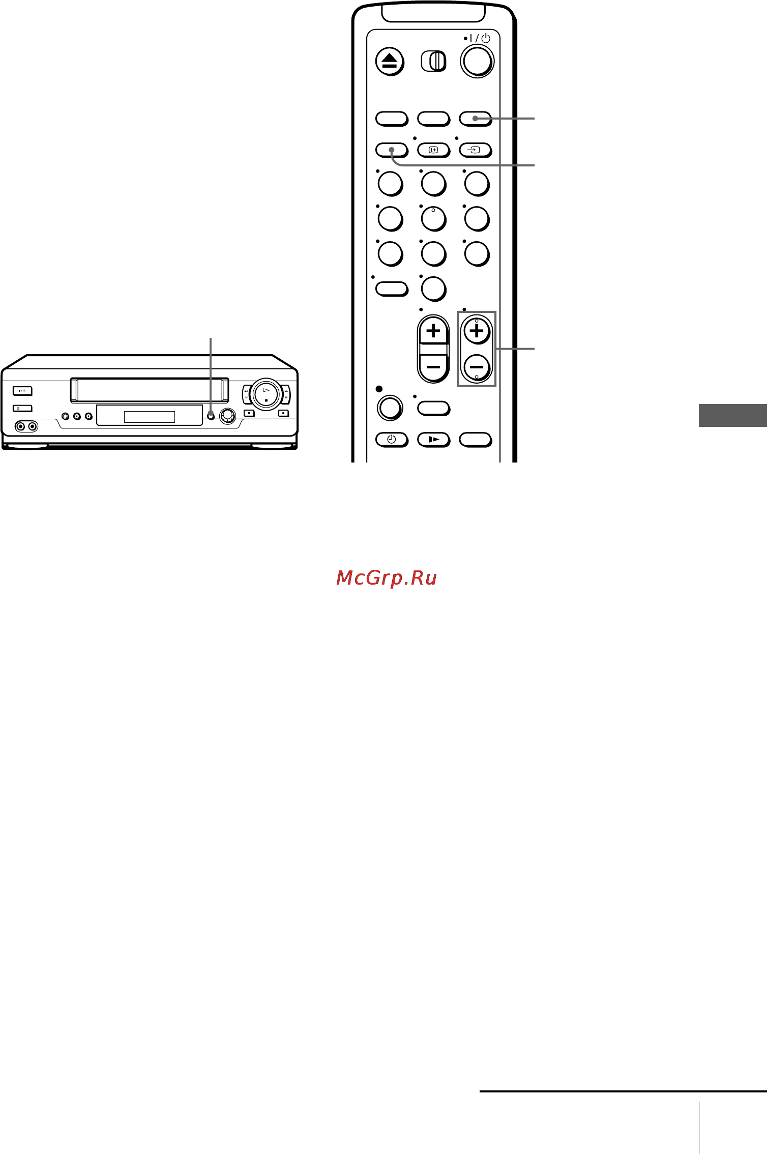 Sony SLV-SE100A2 [65/92] Recording programmes using the synchronized recording function
