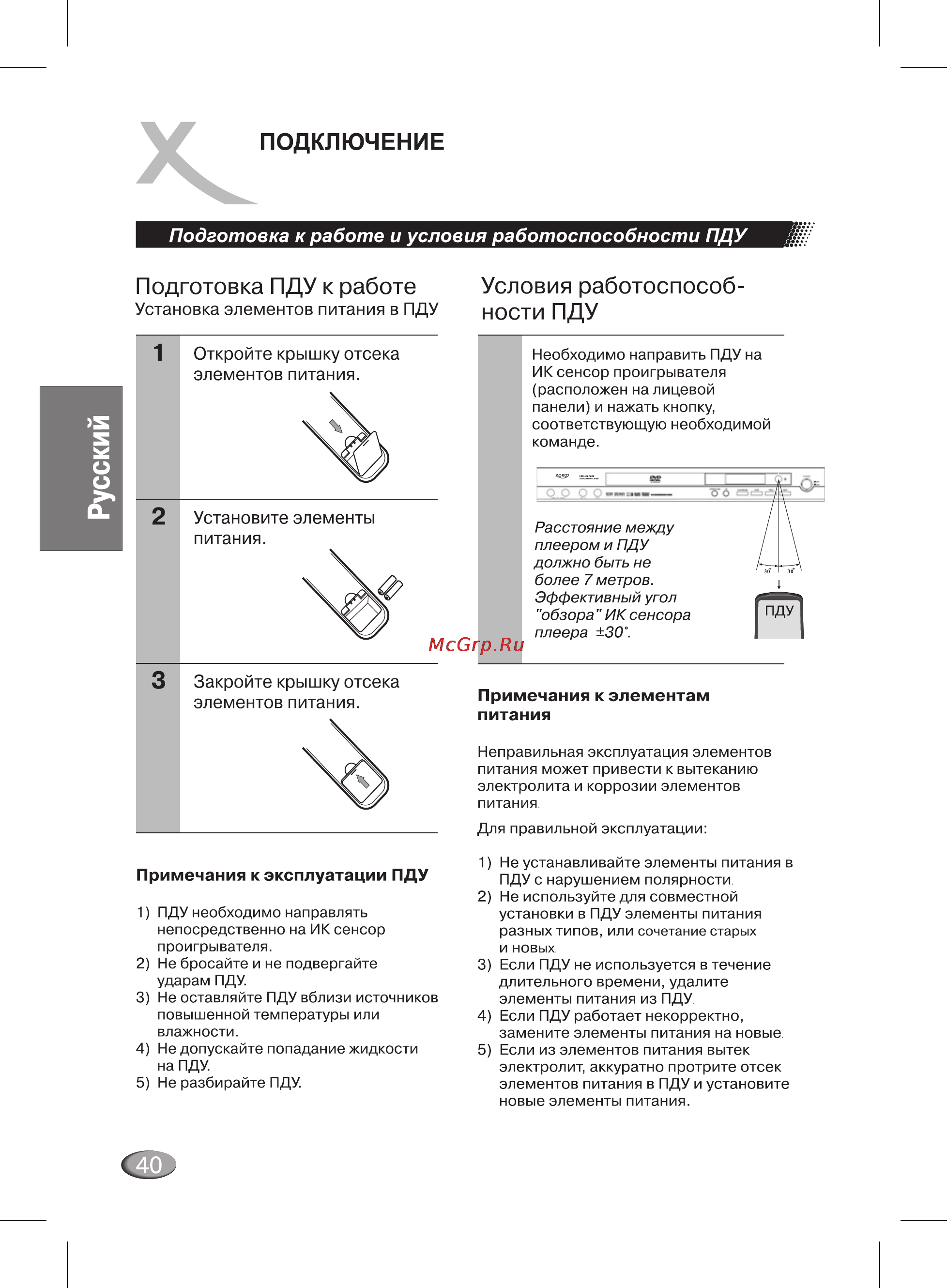 Xoro HSD 415 Инструкция по эксплуатации онлайн [10/24] 27418