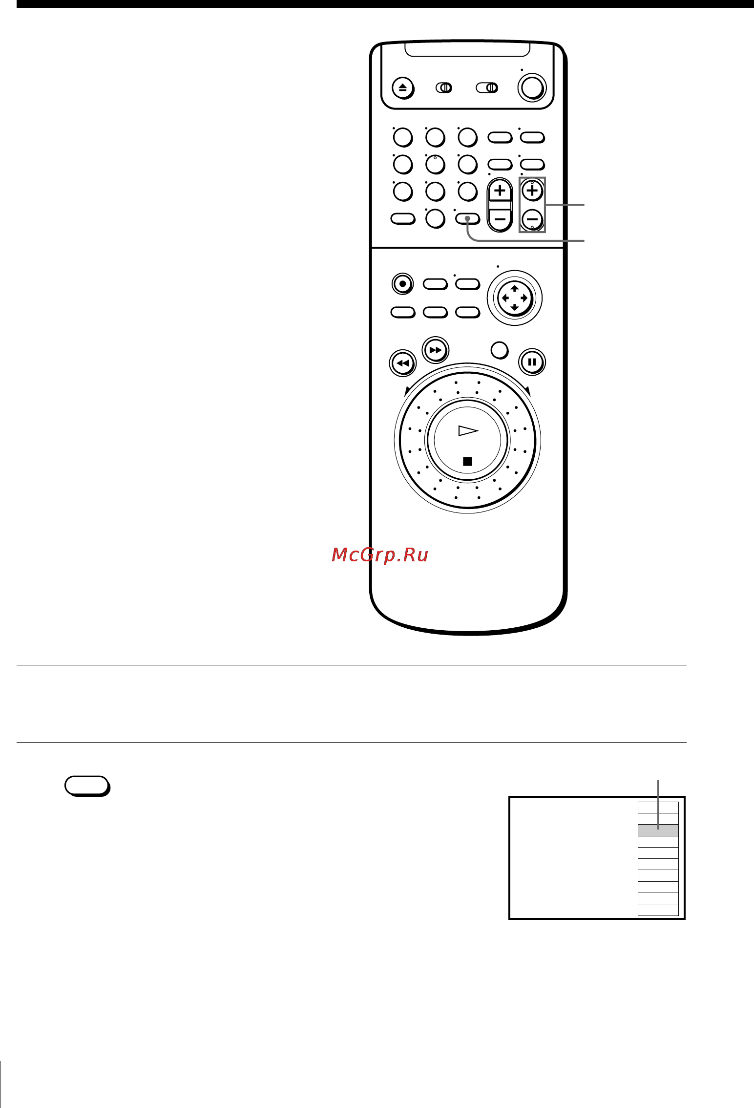 Sony SLV-M20HF [10/88] Locating a channel using the channel list