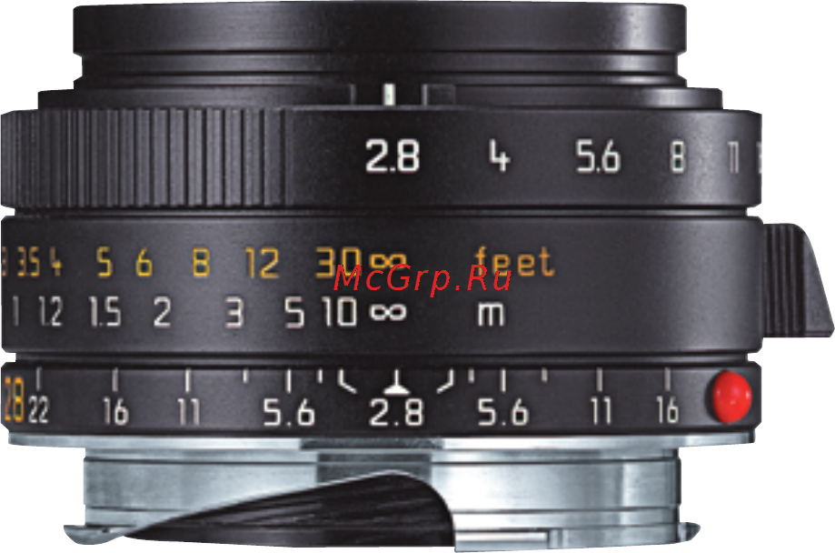 Leica Elmarit-M 28mm f/2.8 ASPH Инструкция по эксплуатации онлайн [2/16] 27444