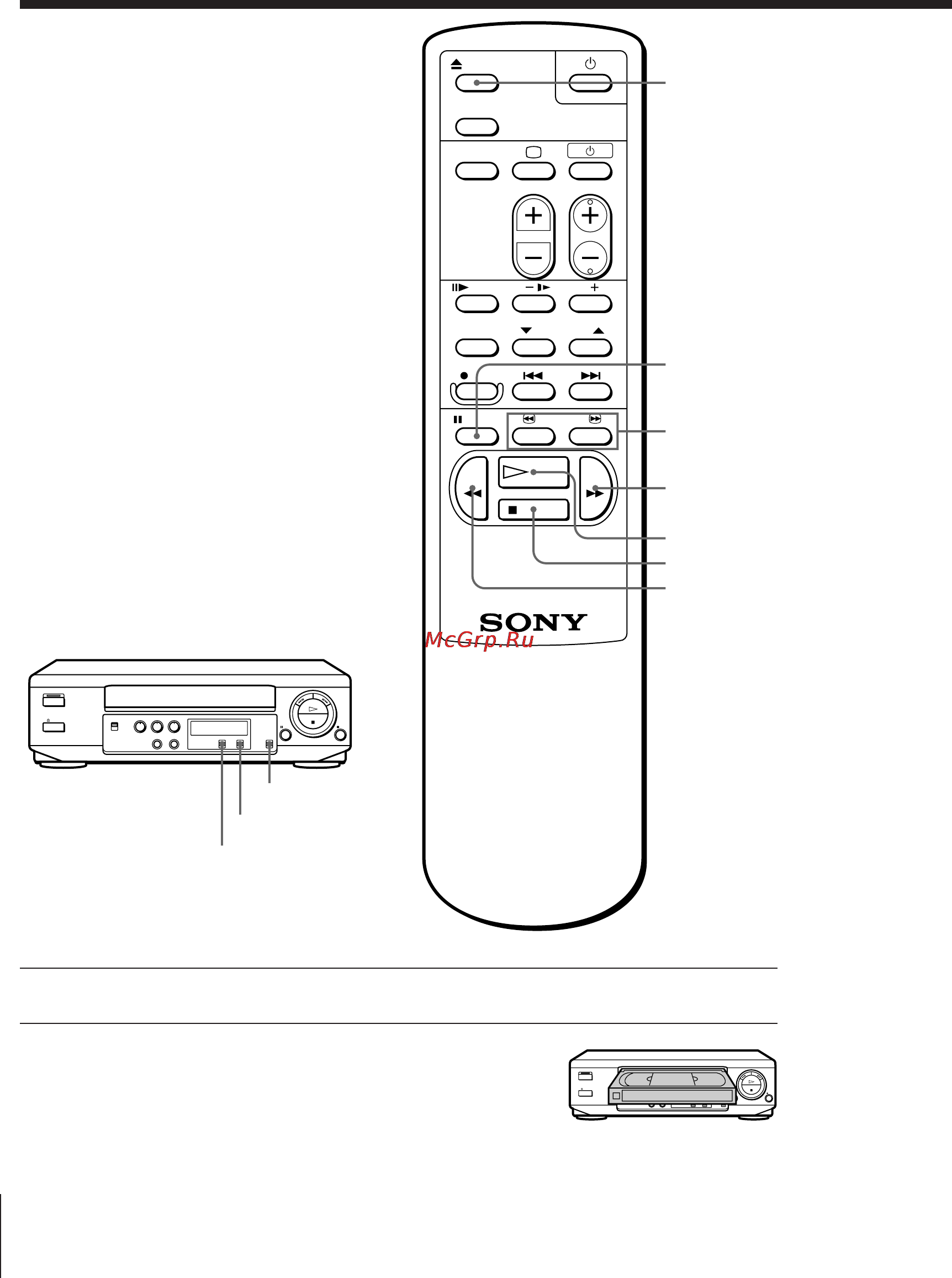Sony SLV-KF295ME [10/28] Playing a tape