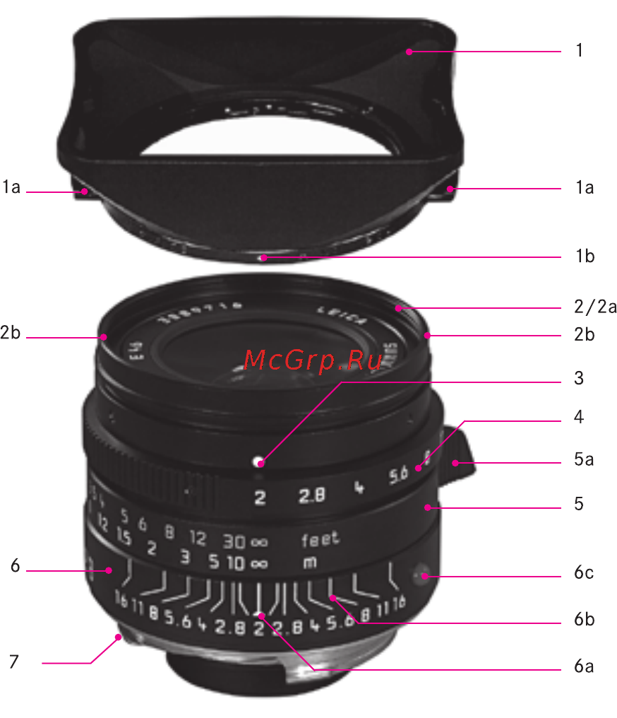 Leica Summicron-M 28 mm f/2.0 ASPH Инструкция по эксплуатации онлайн [6/16] 27471