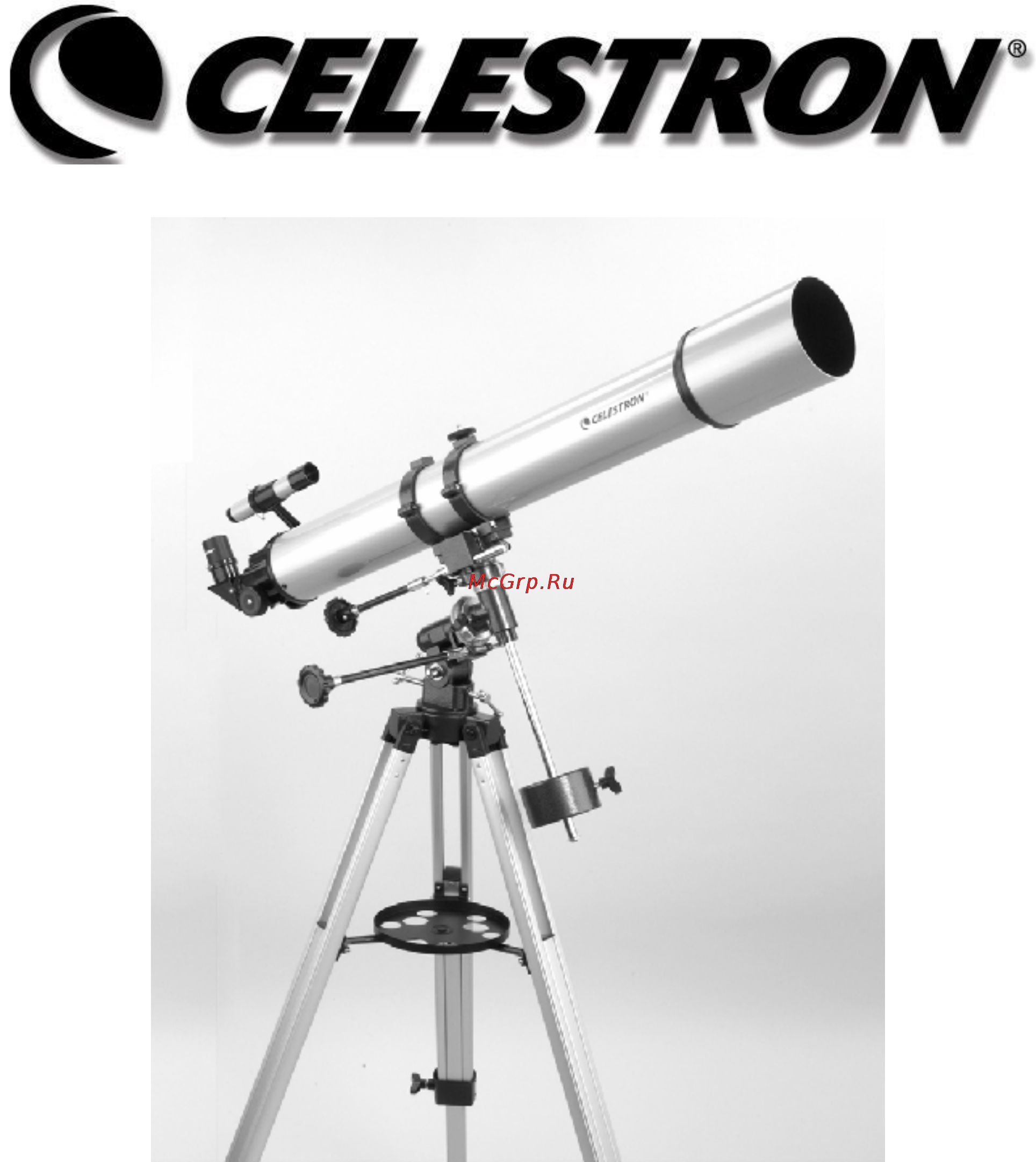 Celestron PowerSeeker 80 EQ Инструкция по эксплуатации онлайн