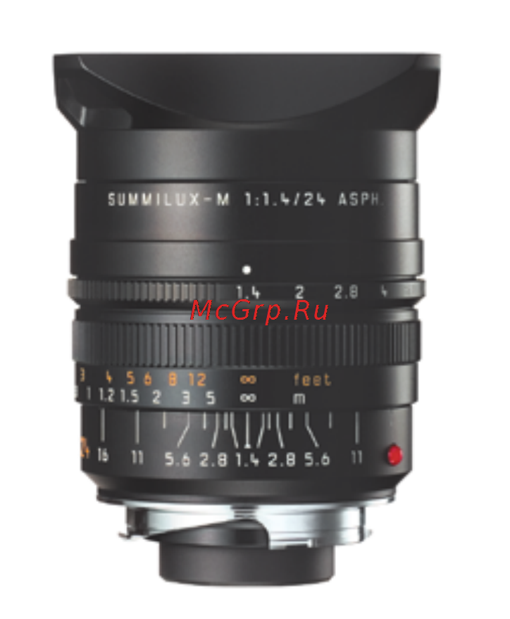Leica Summilux-M 24mm f/1.4 Asph Инструкция по эксплуатации онлайн [2/16] 27486