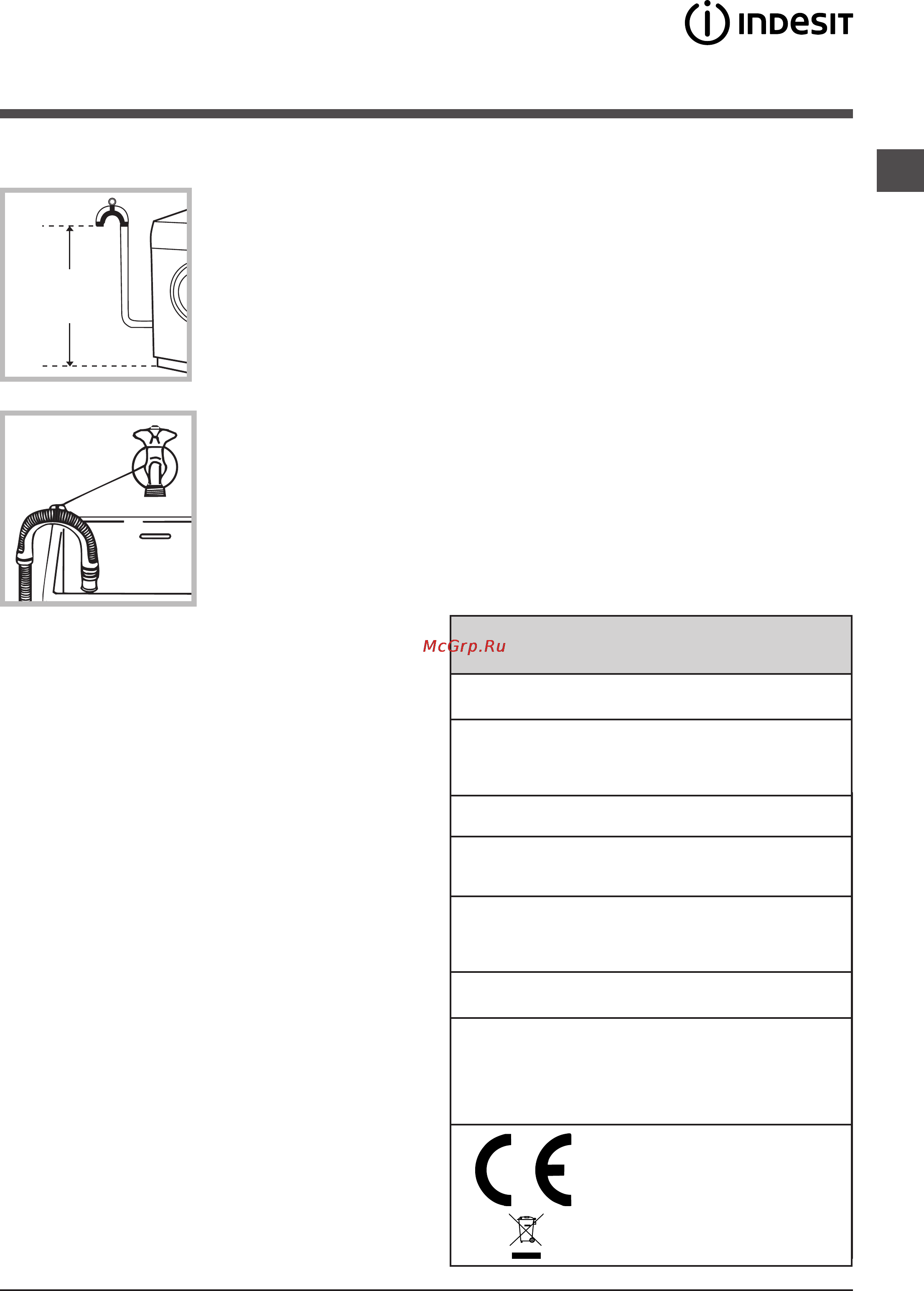 Indesit IWSD 5125 SL [15/36] Ф inoesit