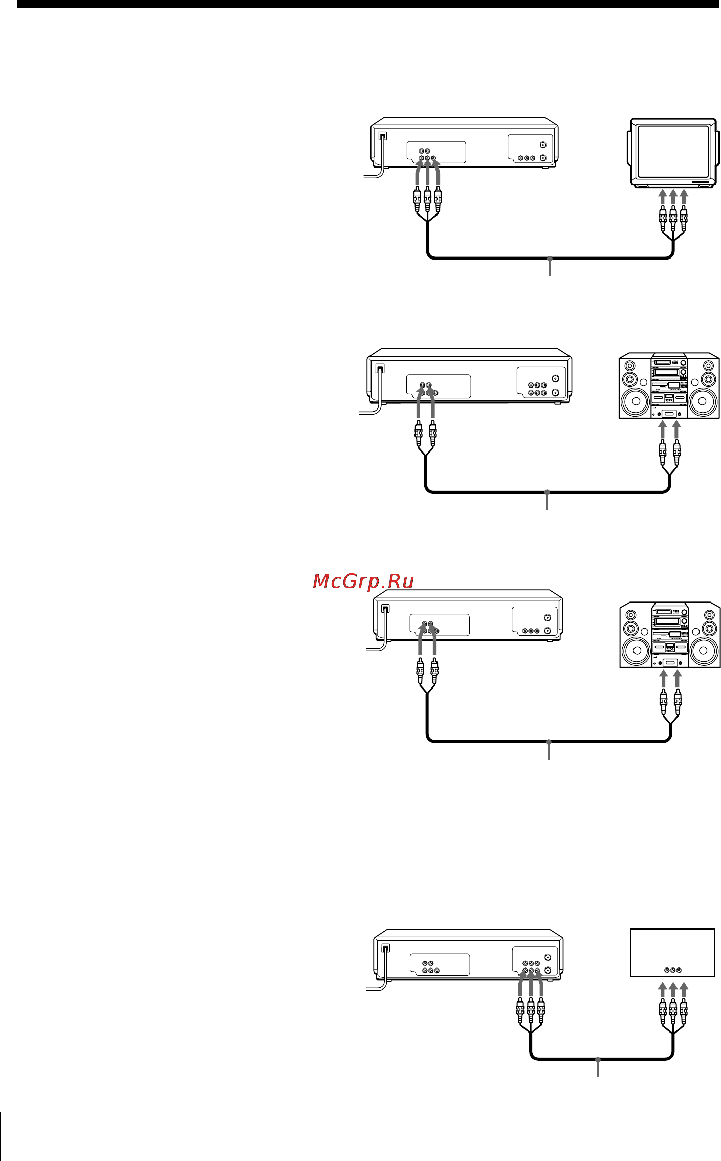 Sony SLV-EZ77AS [10/75] Step 3 connecting the vcr continued