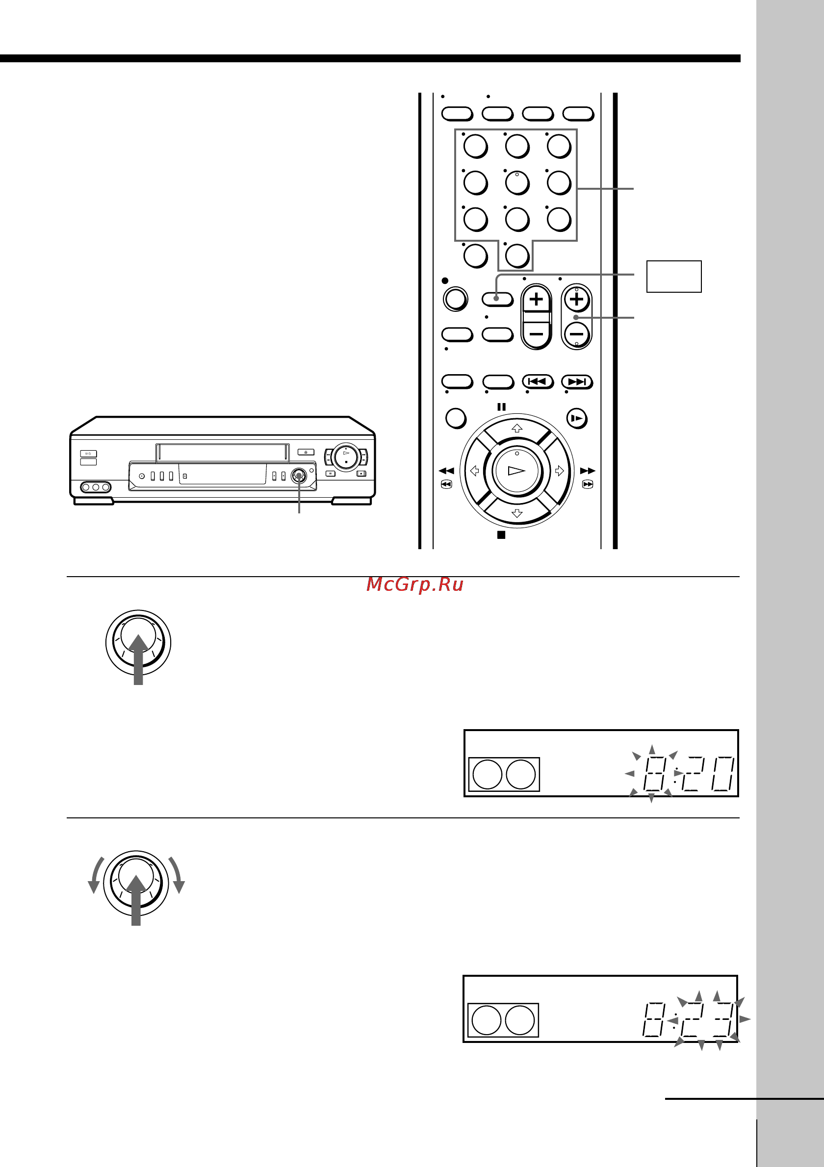 Sony SLV-EZ77AS [39/75] Setting or changing the easy clock