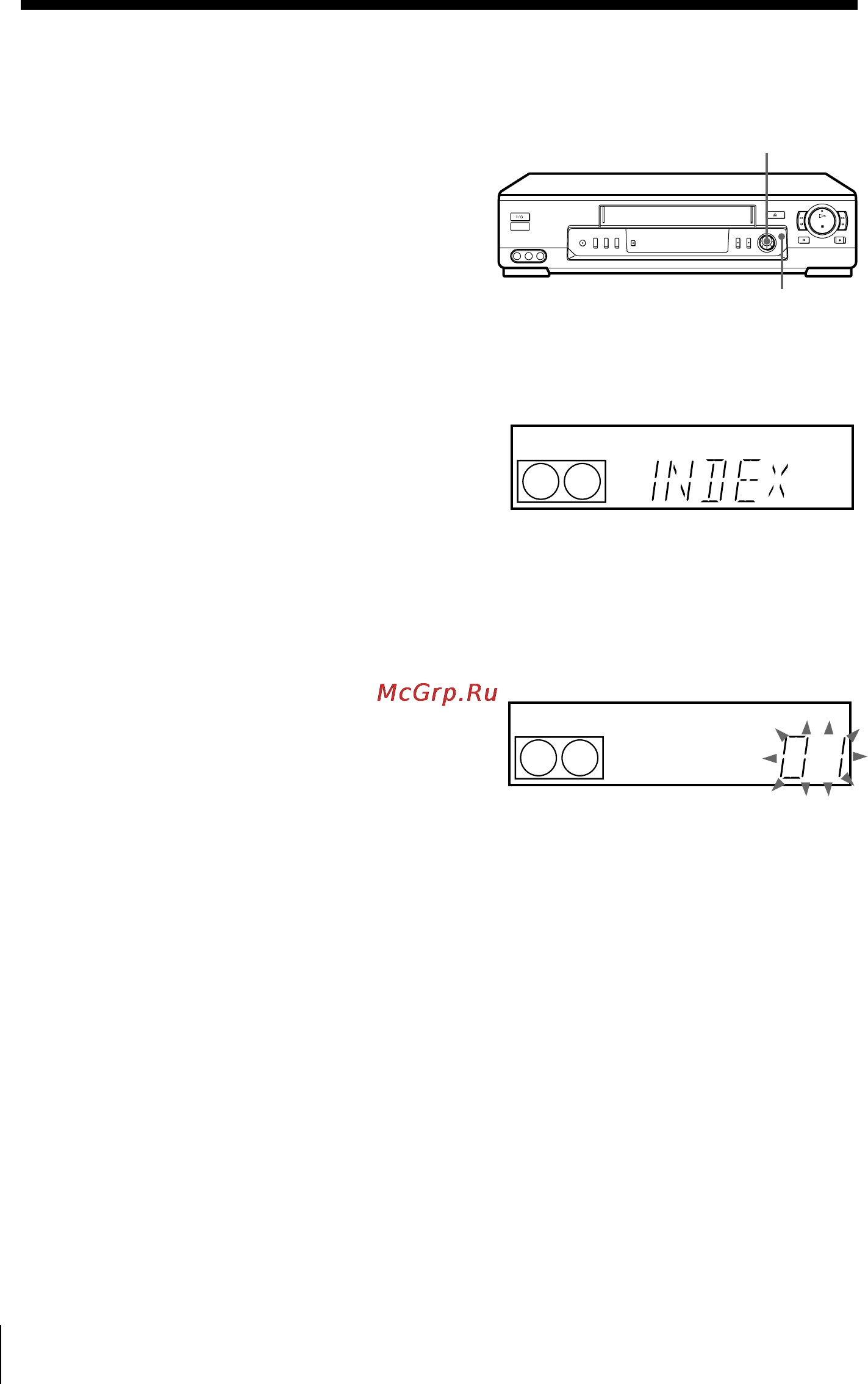Sony SLV-EZ77AS [58/75] Using the search button and easy timer knob on the vcr