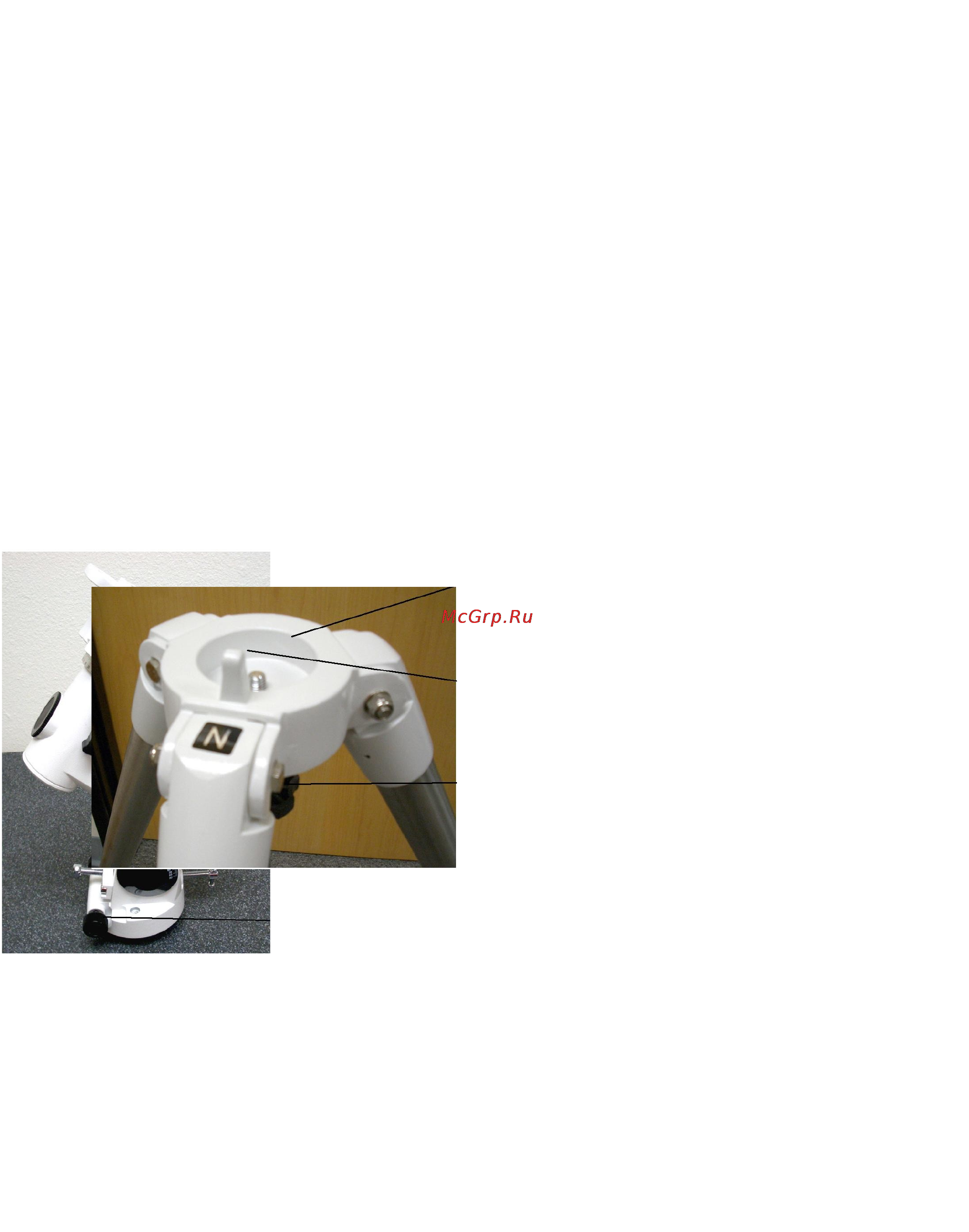 Celestron Omni XLT 127 [10/60] Установка экваториальной монтировки