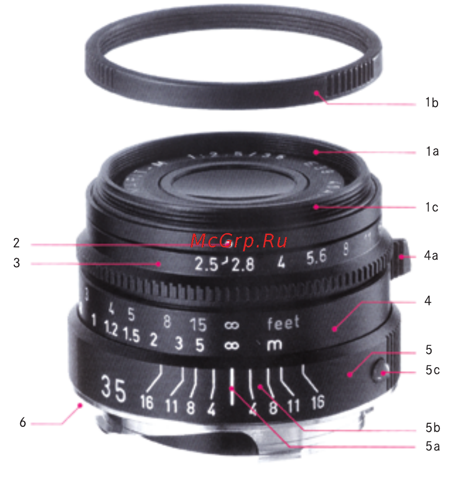 Leica Summarit-S 35mm f/2.5 ASPH Инструкция по эксплуатации онлайн [4/16] 27525