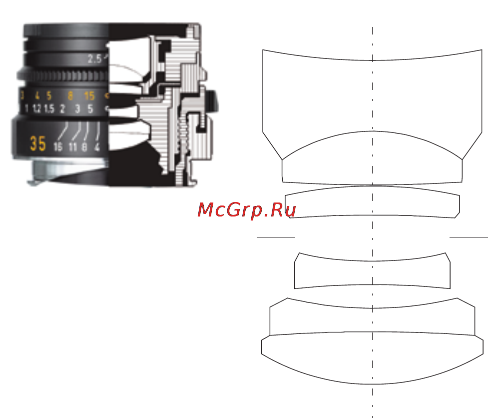Leica Summarit-S 35mm f/2.5 ASPH Инструкция по эксплуатации онлайн [6/16] 27525