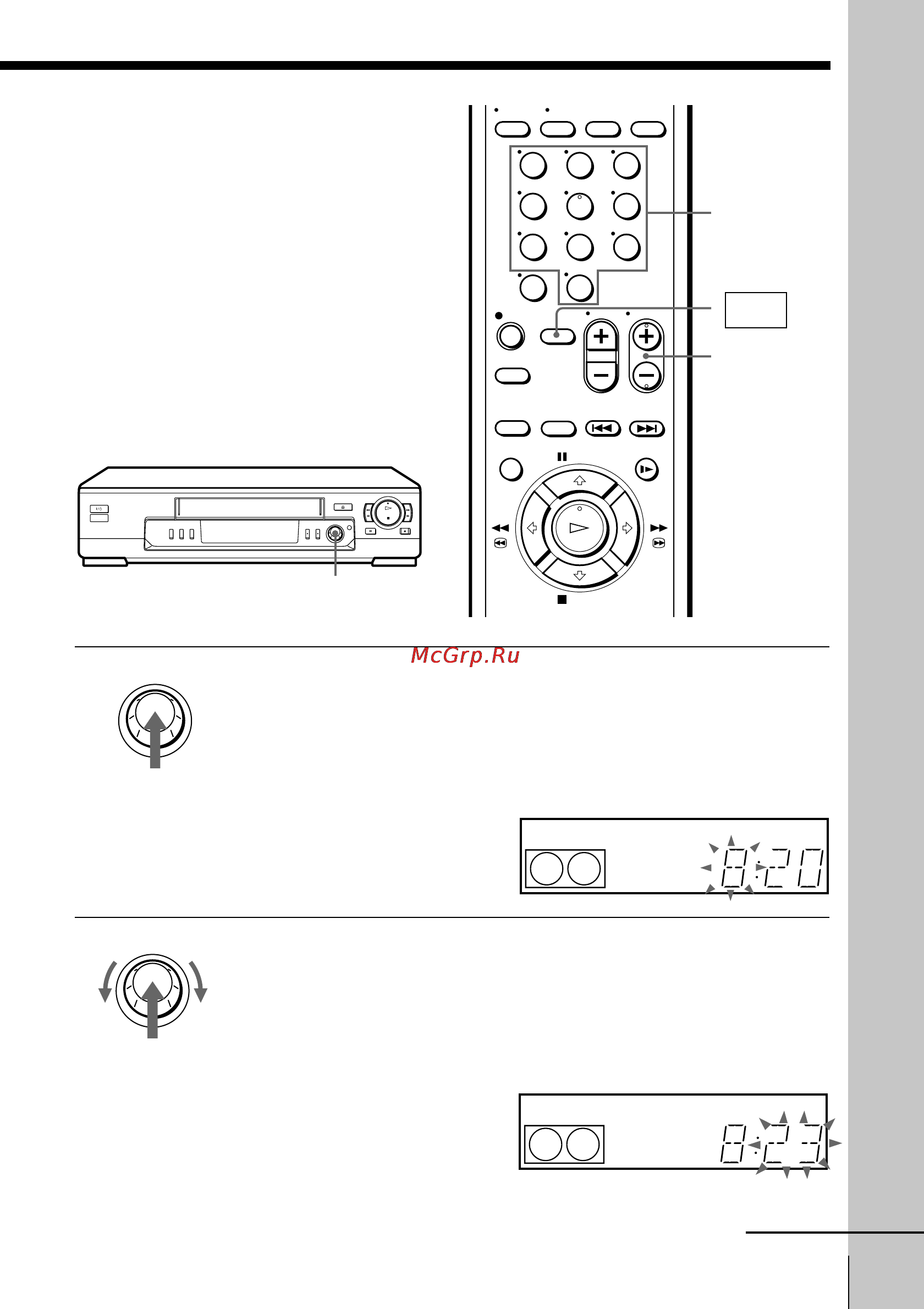 Sony SLV-EZ44AZ [39/68] Setting or changing the easy clock