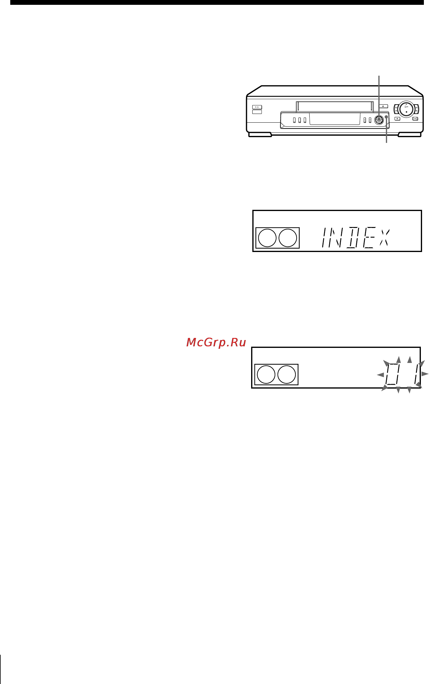 Sony SLV-EZ11AZ [54/68] Using the search button and easy timer knob on the vcr