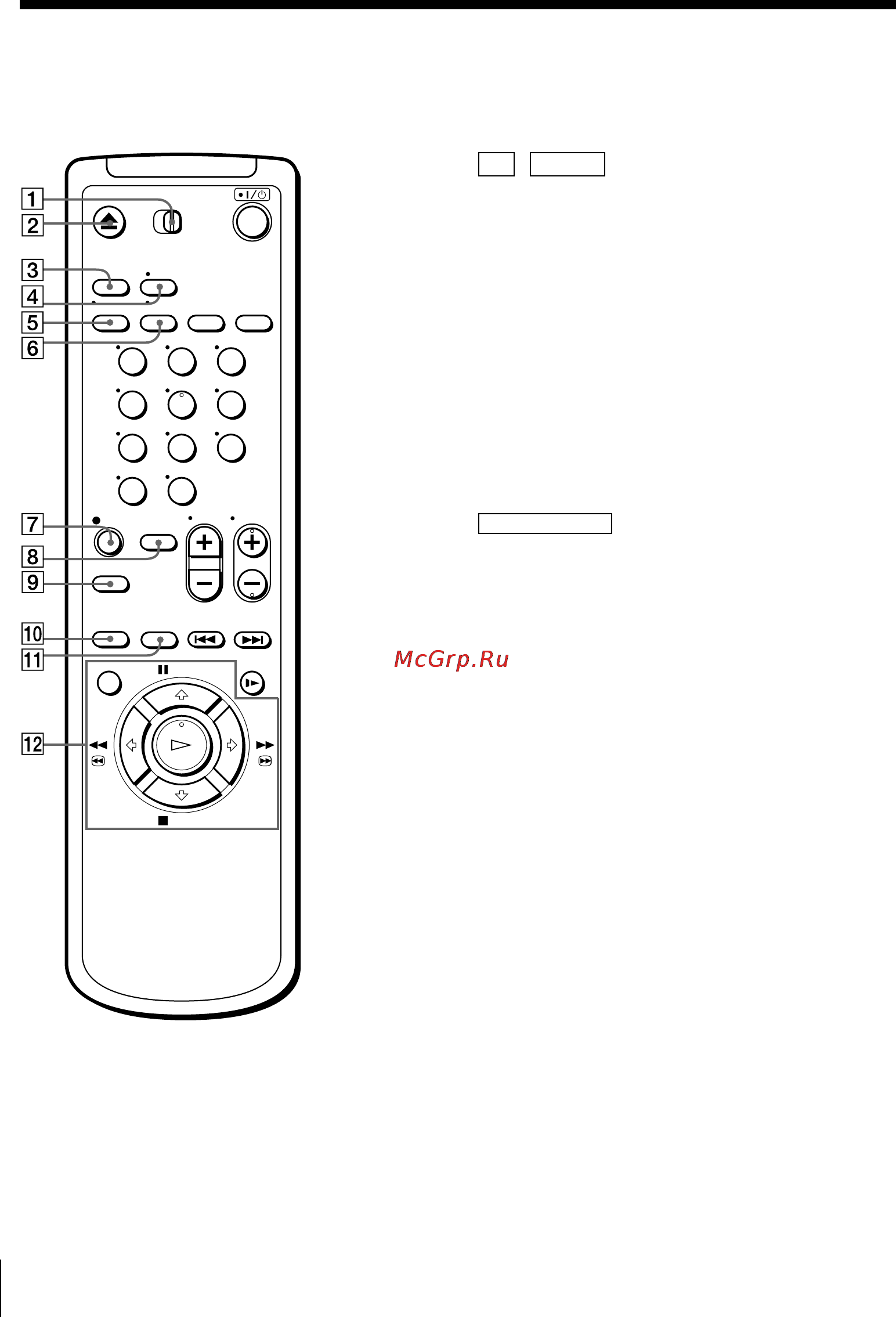 Sony SLV-EZ44AZ [66/68] Remote commander