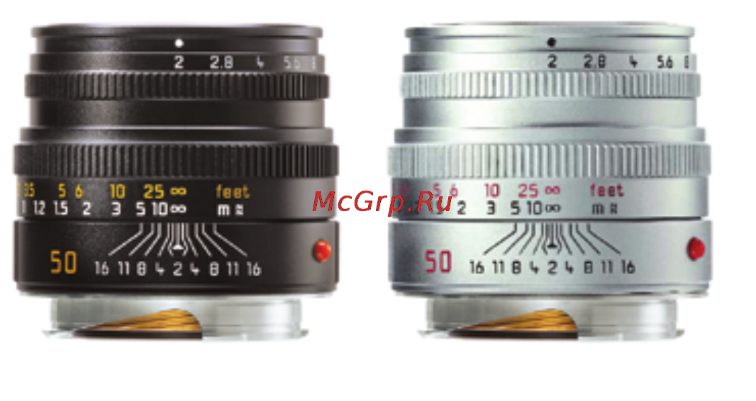 Leica Summicron-R 50mm f/2.0 (Leica-R) Инструкция по эксплуатации онлайн [2/16] 27538