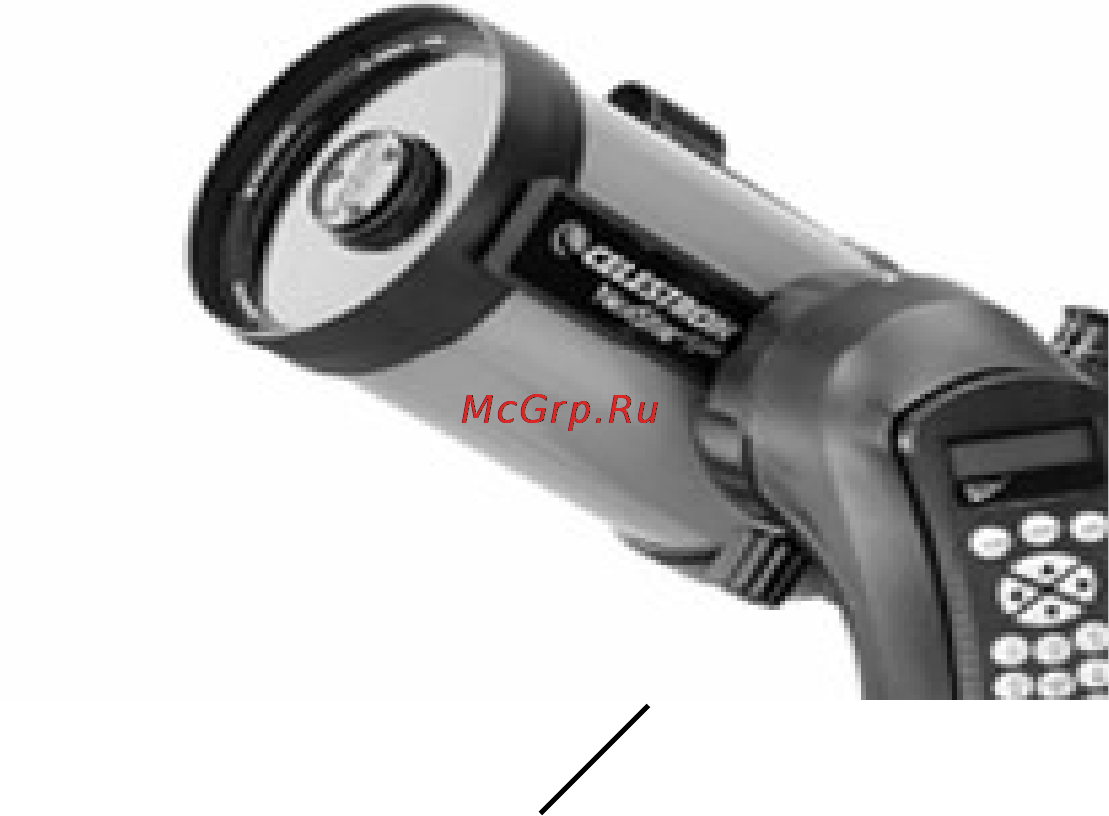 Celestron NexStar 8 SE [8/31] Крепление пластины типа ласточкин хвост позволяет осуществлять балансировку телескопа или быстро снимать оптическую трубу для балансировки или снятия трубы телескопа осла...